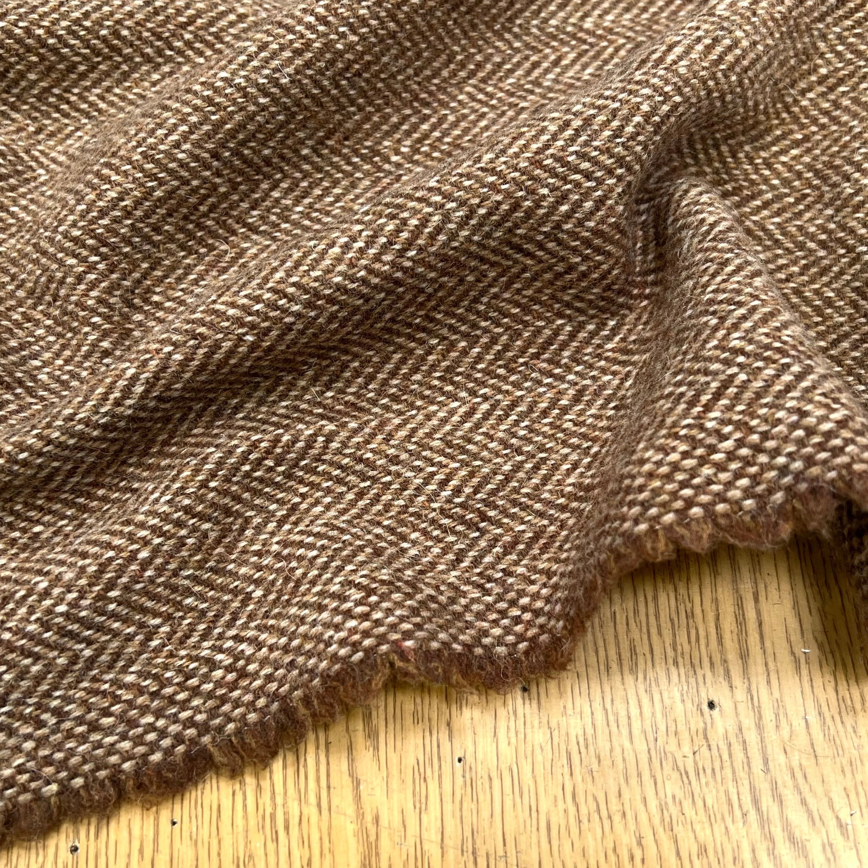 LAINAGE MANTEAU CHEVRON MARRON - My Little Coupon