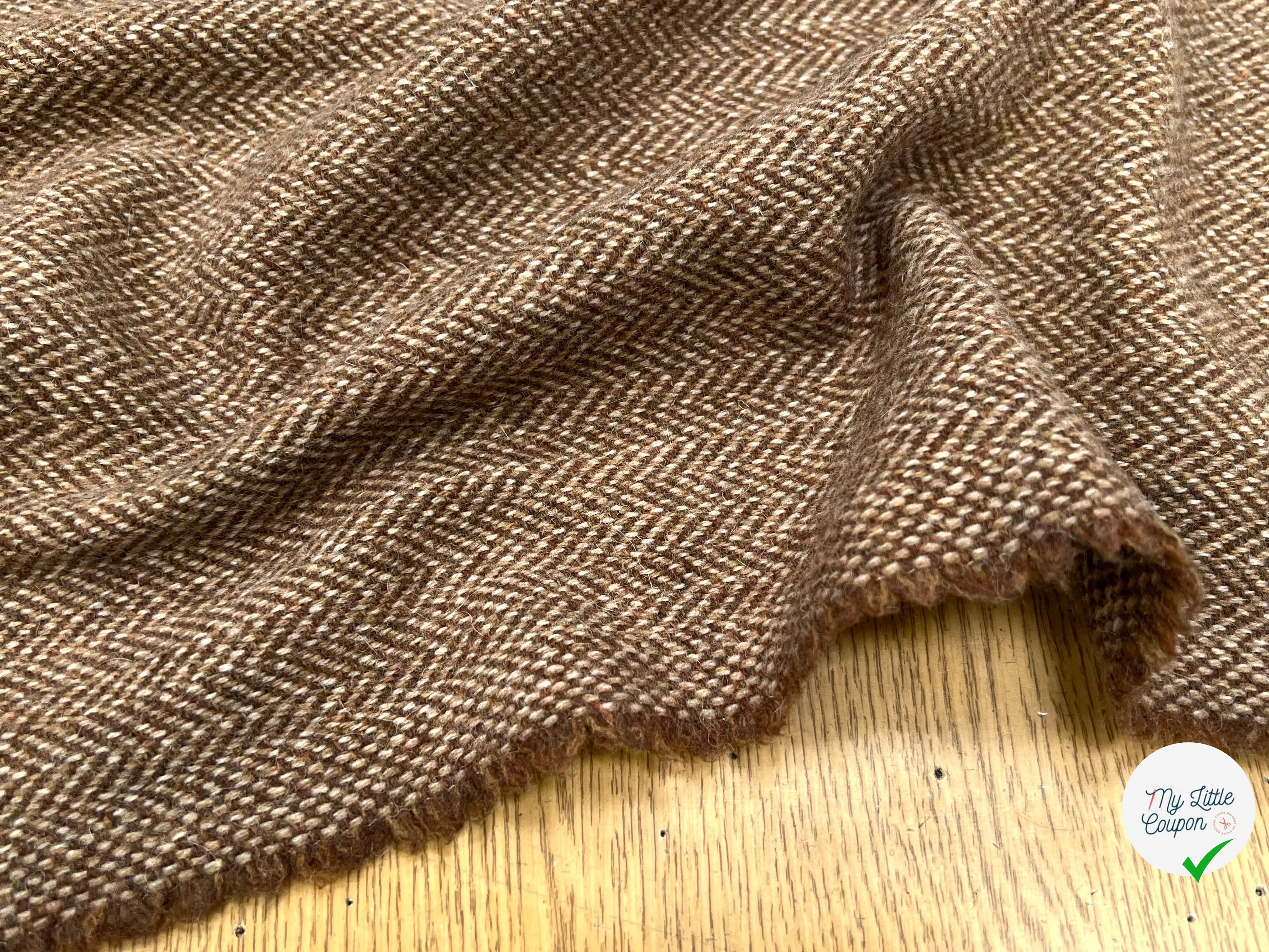 LAINAGE MANTEAU CHEVRON MARRON - My Little Coupon