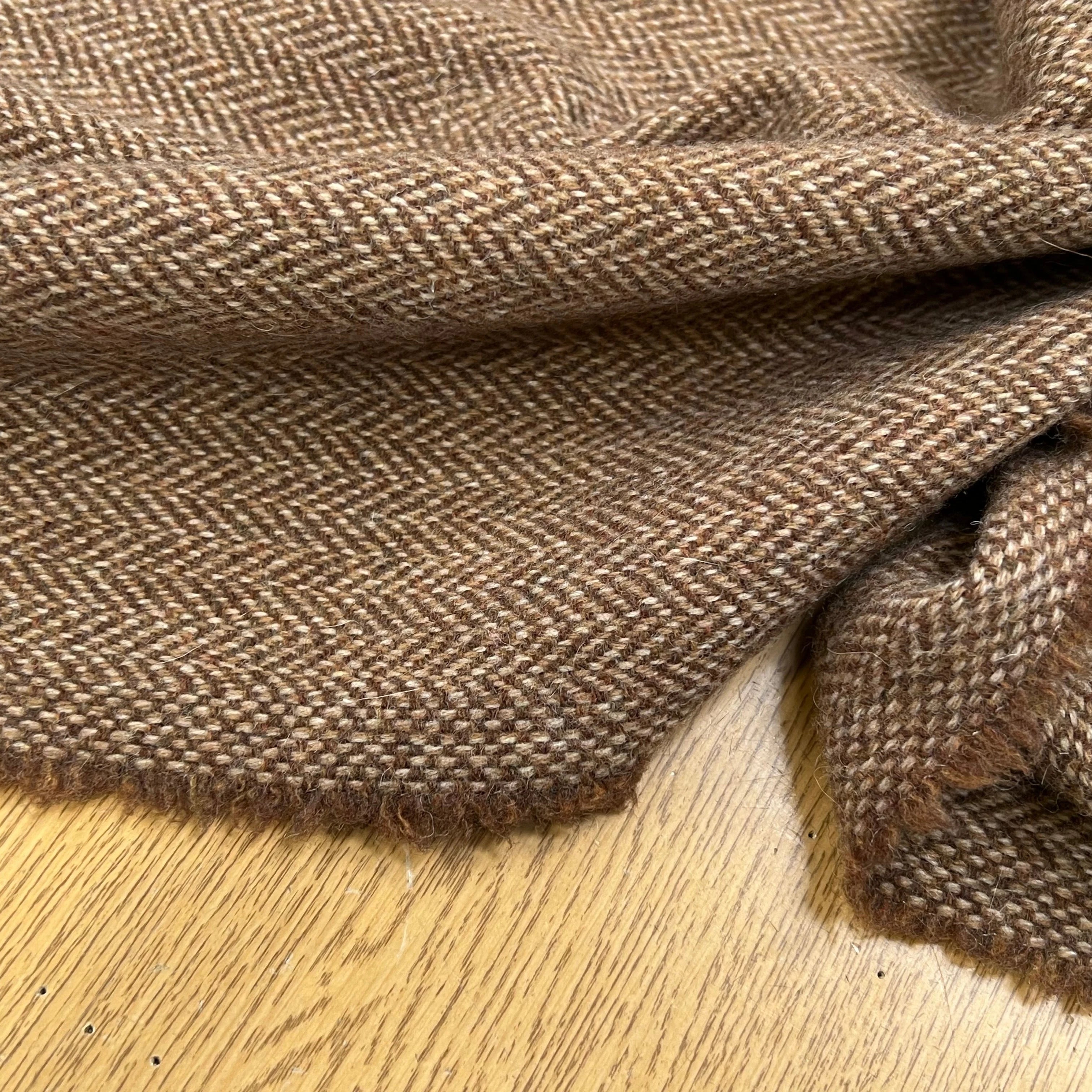 LAINAGE MANTEAU CHEVRON MARRON - My Little Coupon