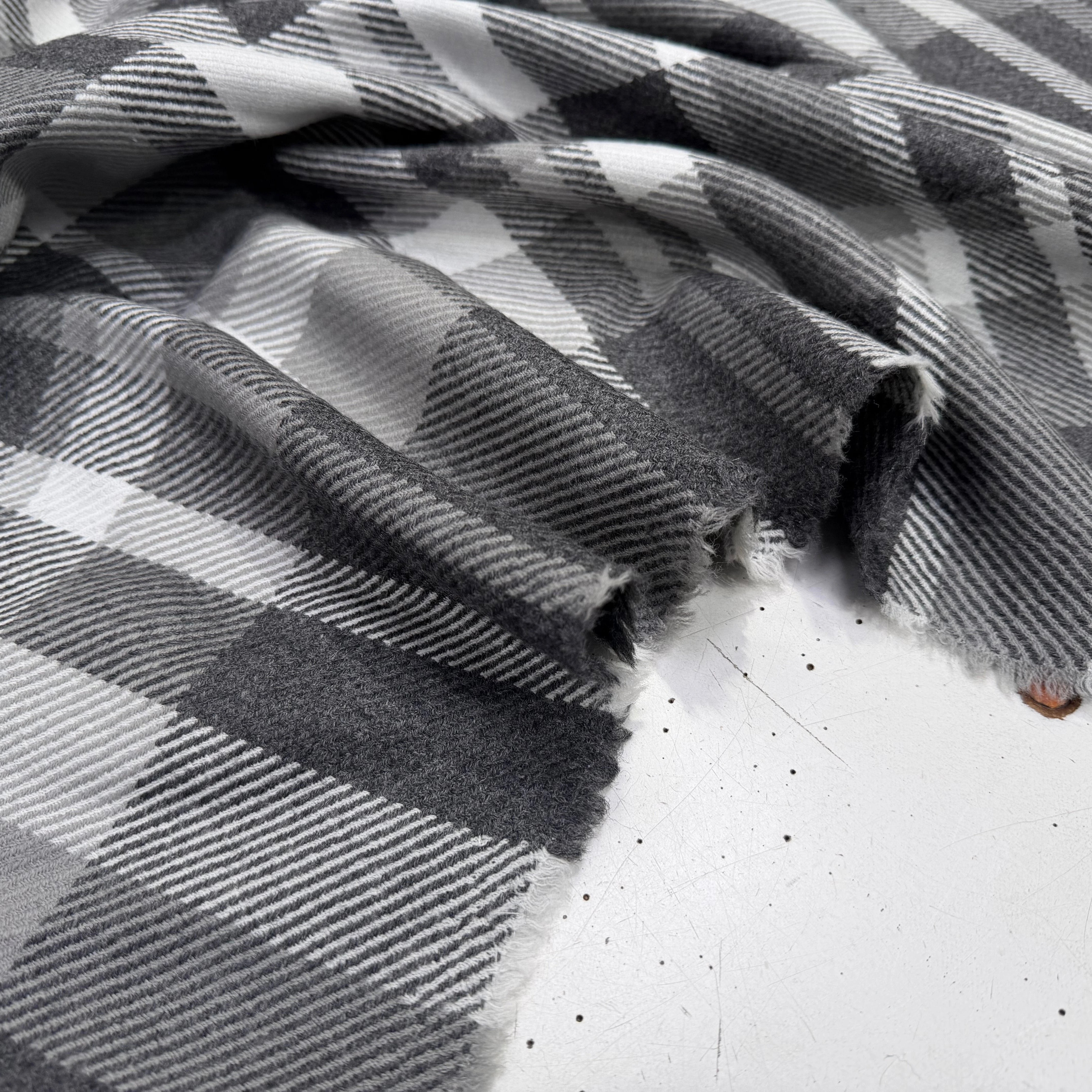 LAINAGE MANTEAU CHIC STOCK ULTRA LIMITÉ 100% LAINE CARREAUX - My Little Coupon