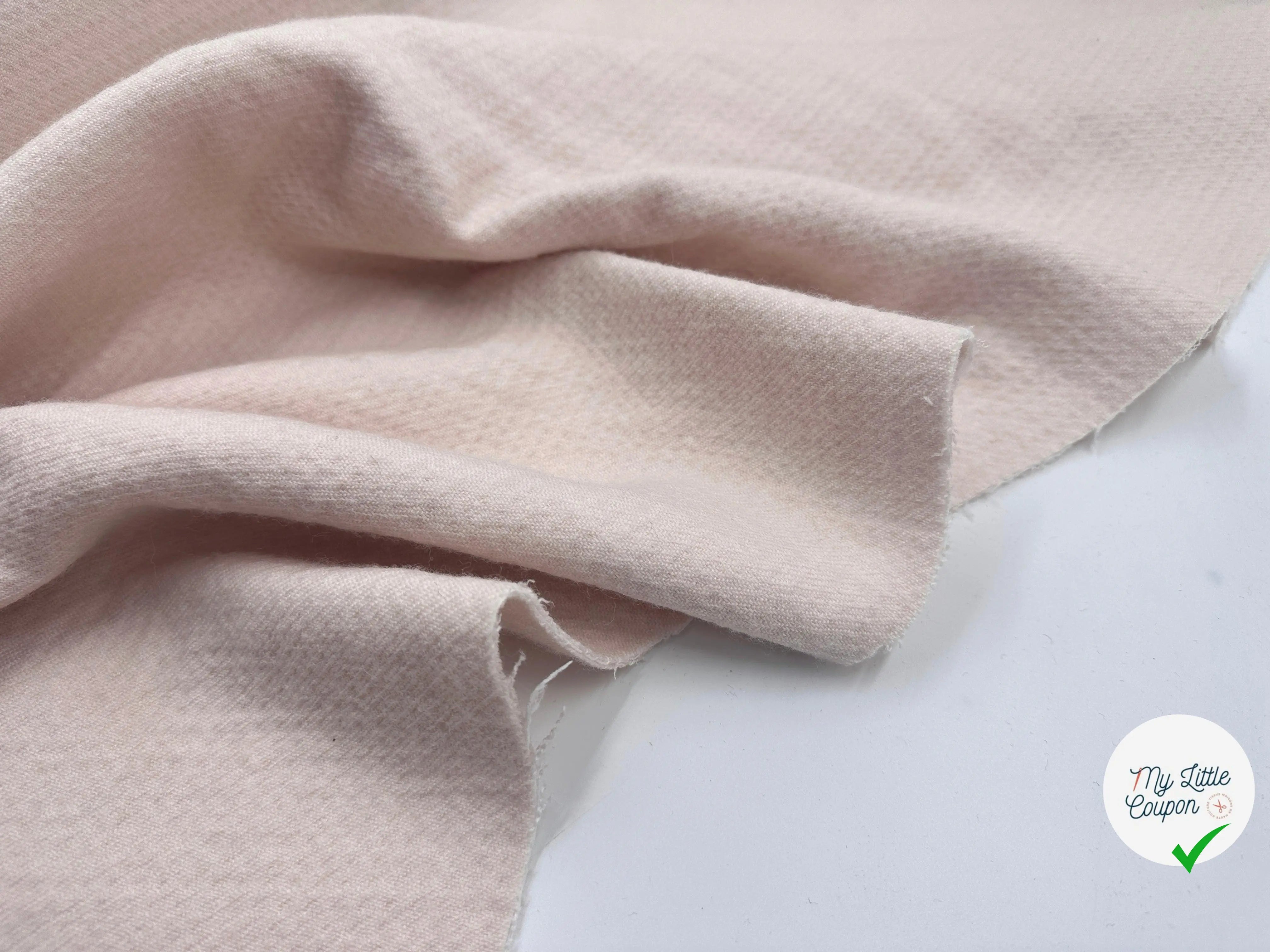 LAINAGE MANTEAU DIAGONAL BLANC CASSÉ - My Little Coupon - tissu - coudre