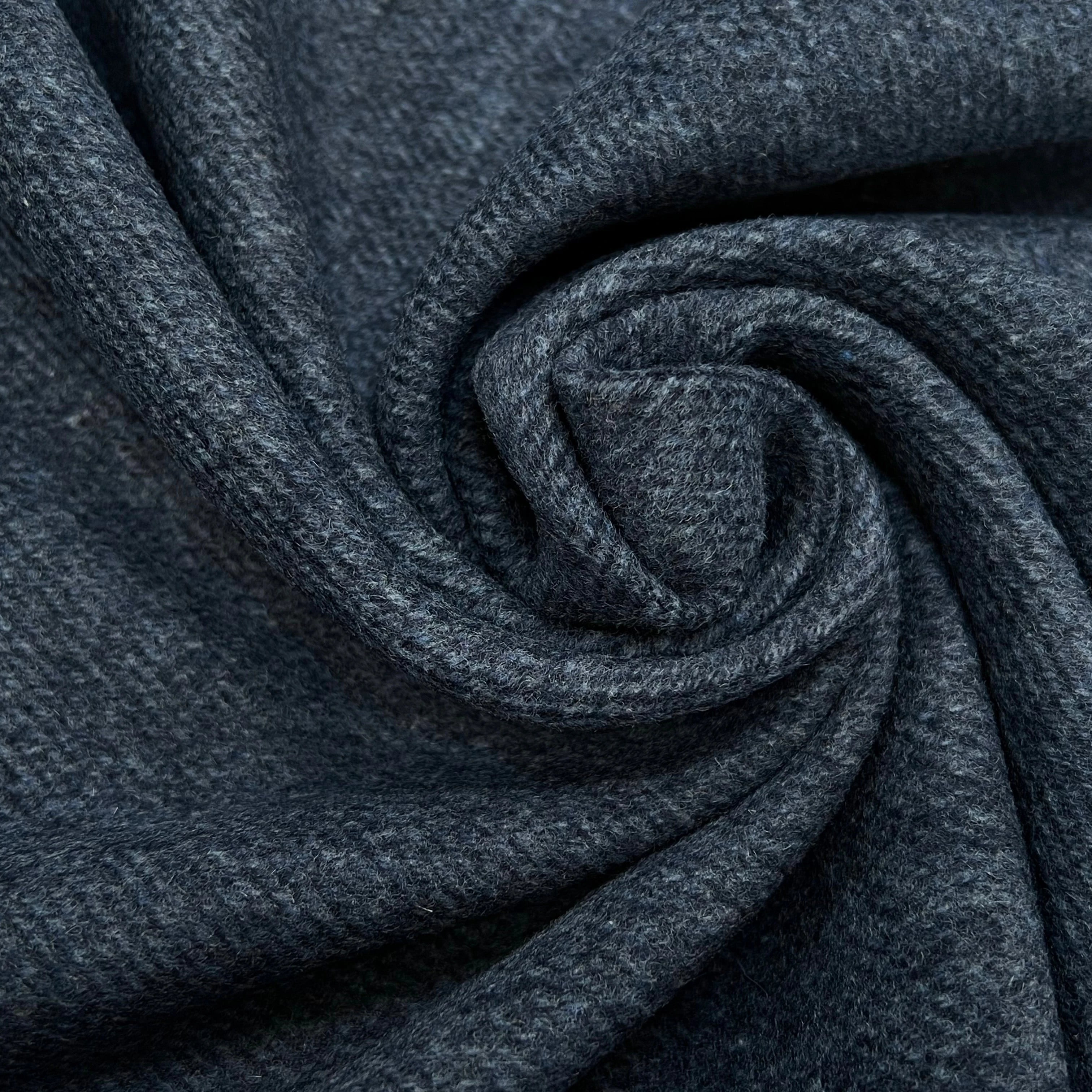 LAINAGE MANTEAU DOUX ENVERS STRIÉ BLEU GRIS - My Little Coupon