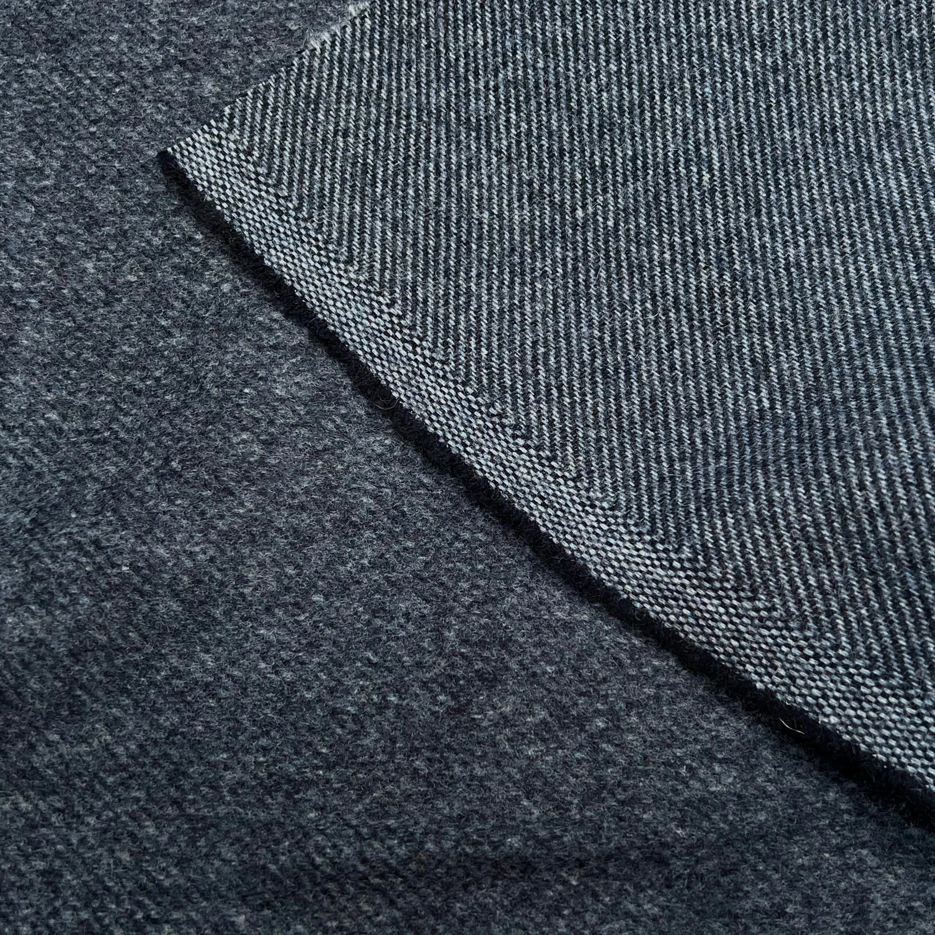 LAINAGE MANTEAU DOUX ENVERS STRIÉ BLEU GRIS - My Little Coupon