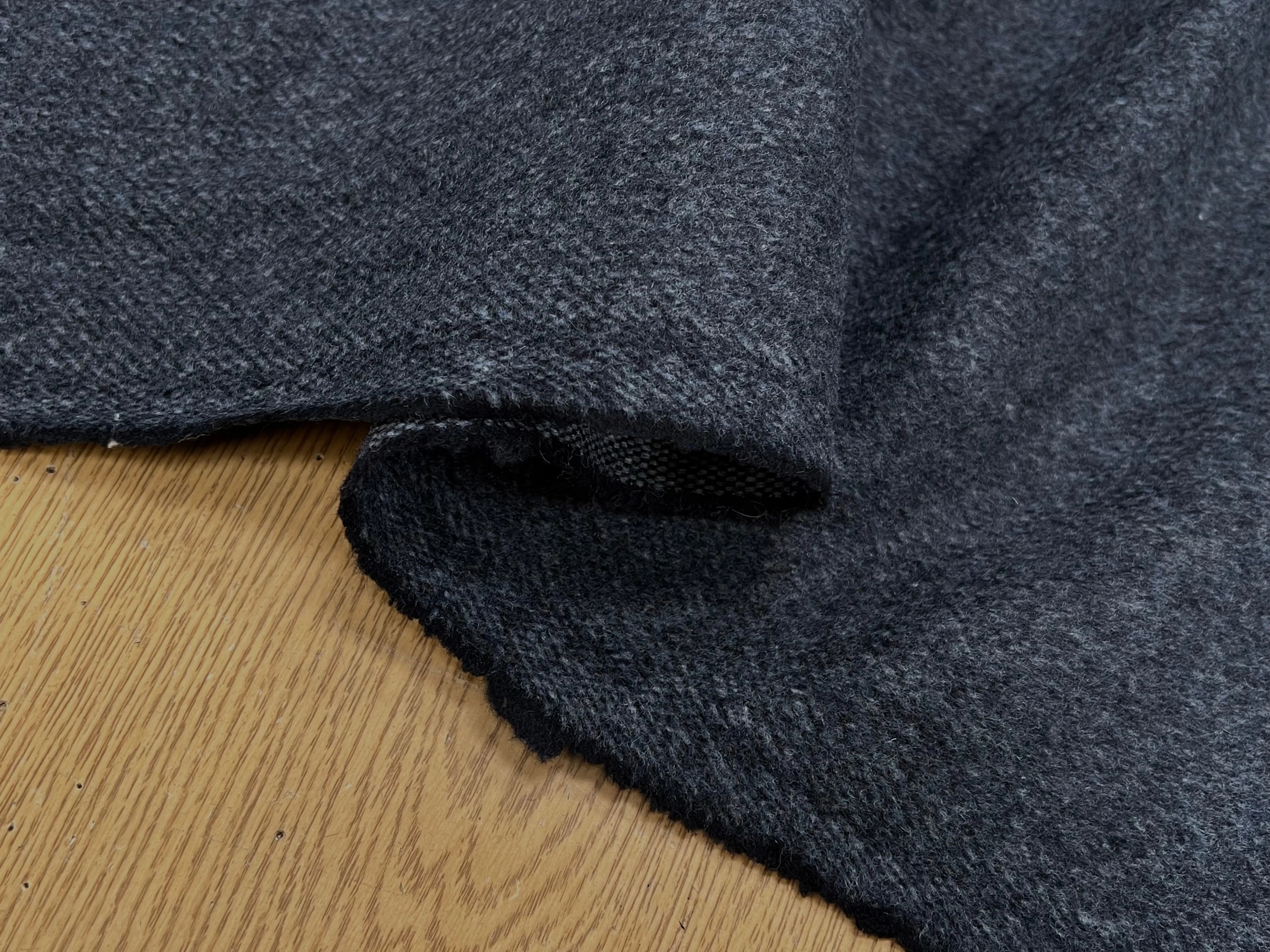 LAINAGE MANTEAU DOUX ENVERS STRIÉ BLEU GRIS - My Little Coupon