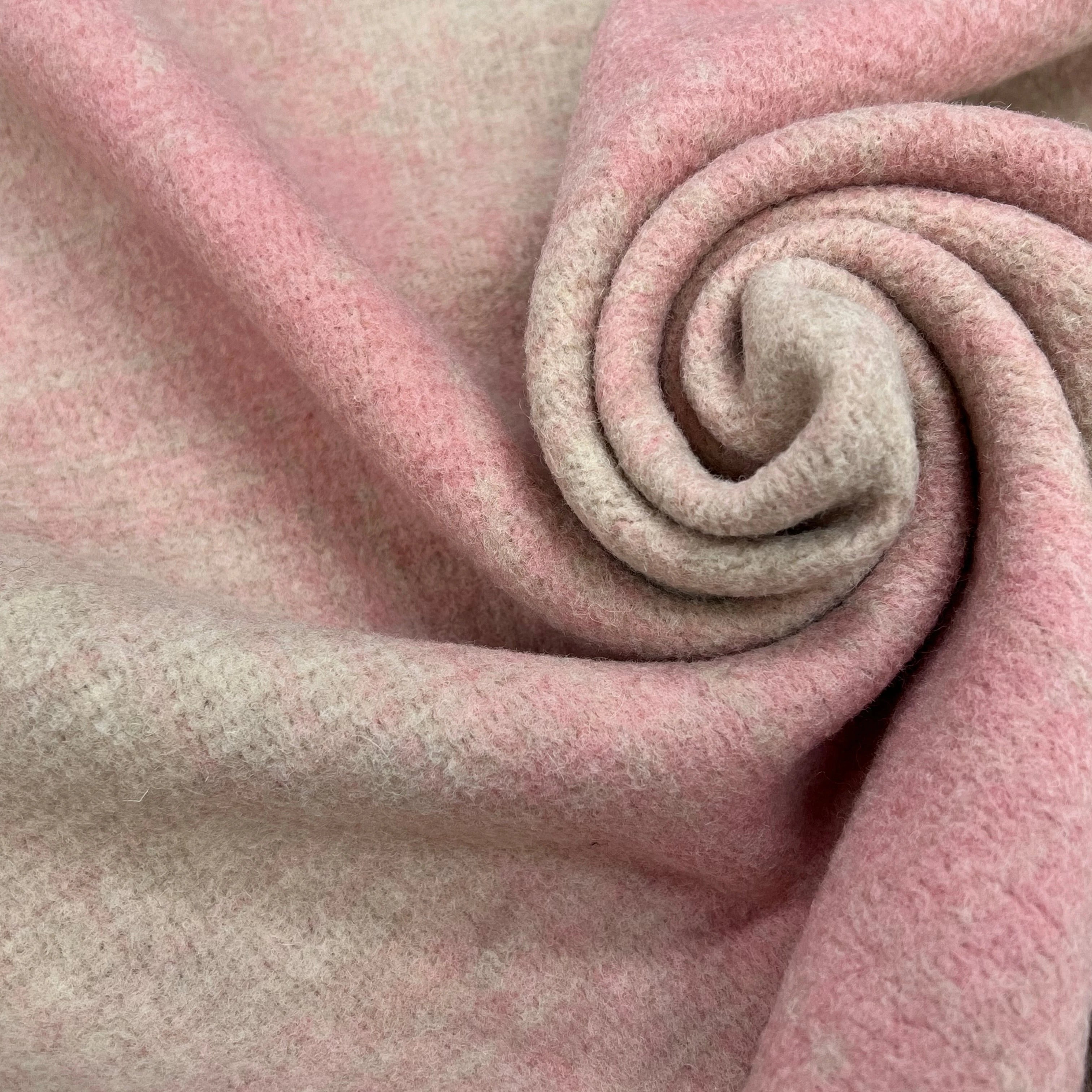 LAINAGE MANTEAU DOUX ROSE BEIGE STRETCH - My Little Coupon