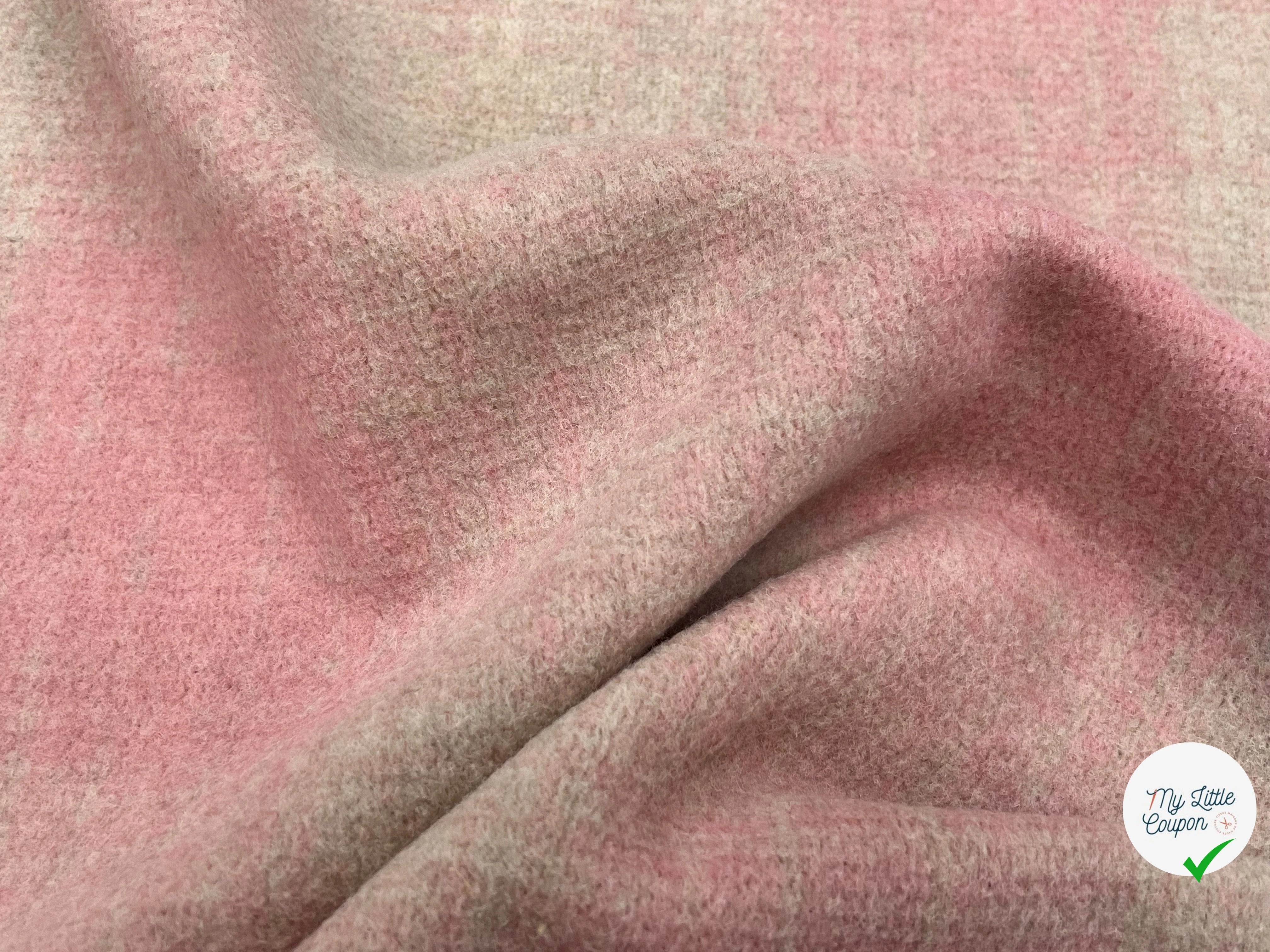 LAINAGE MANTEAU DOUX ROSE BEIGE STRETCH - My Little Coupon