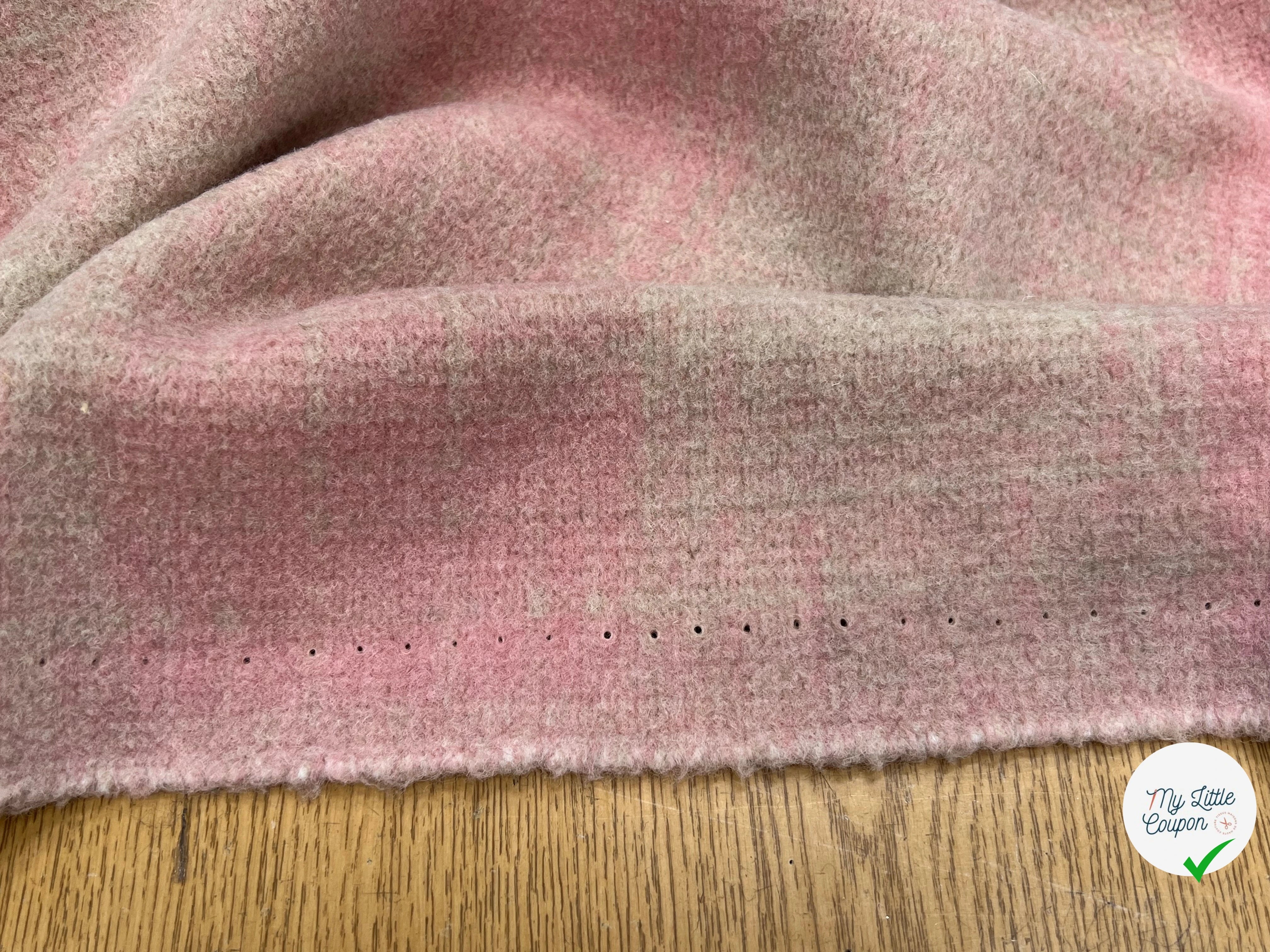 LAINAGE MANTEAU DOUX ROSE BEIGE STRETCH - My Little Coupon