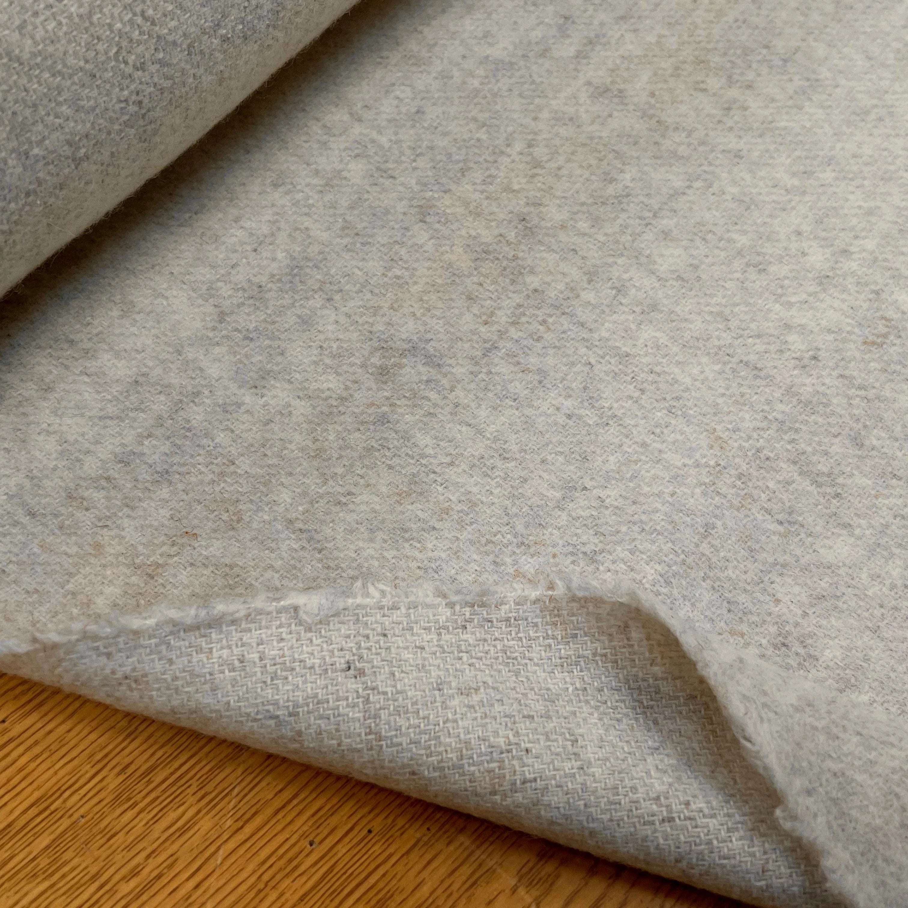 LAINAGE MANTEAU DOUX VANILLE MOUCHETÉ 100% LAINE - My Little Coupon