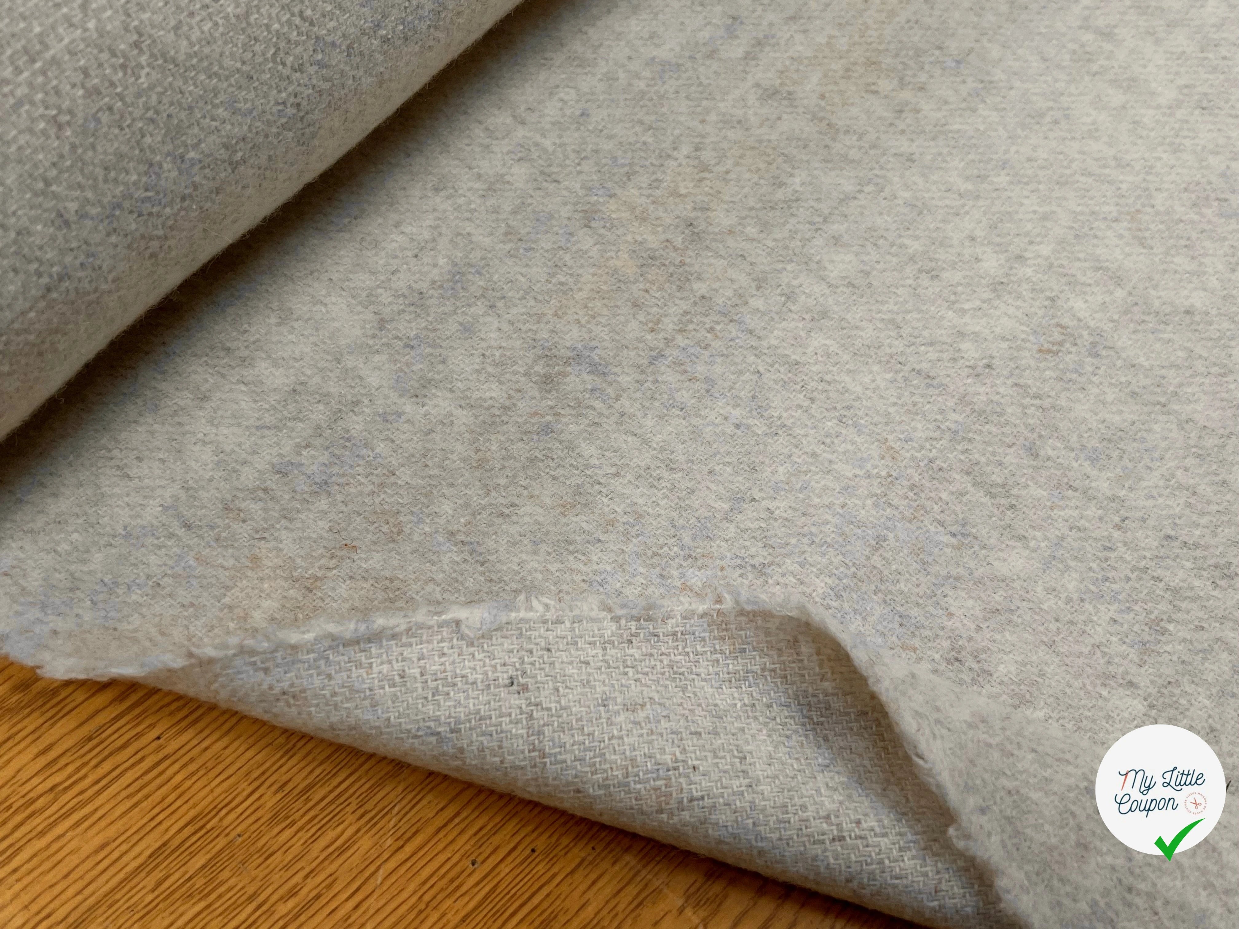 LAINAGE MANTEAU DOUX VANILLE MOUCHETÉ 100% LAINE - My Little Coupon