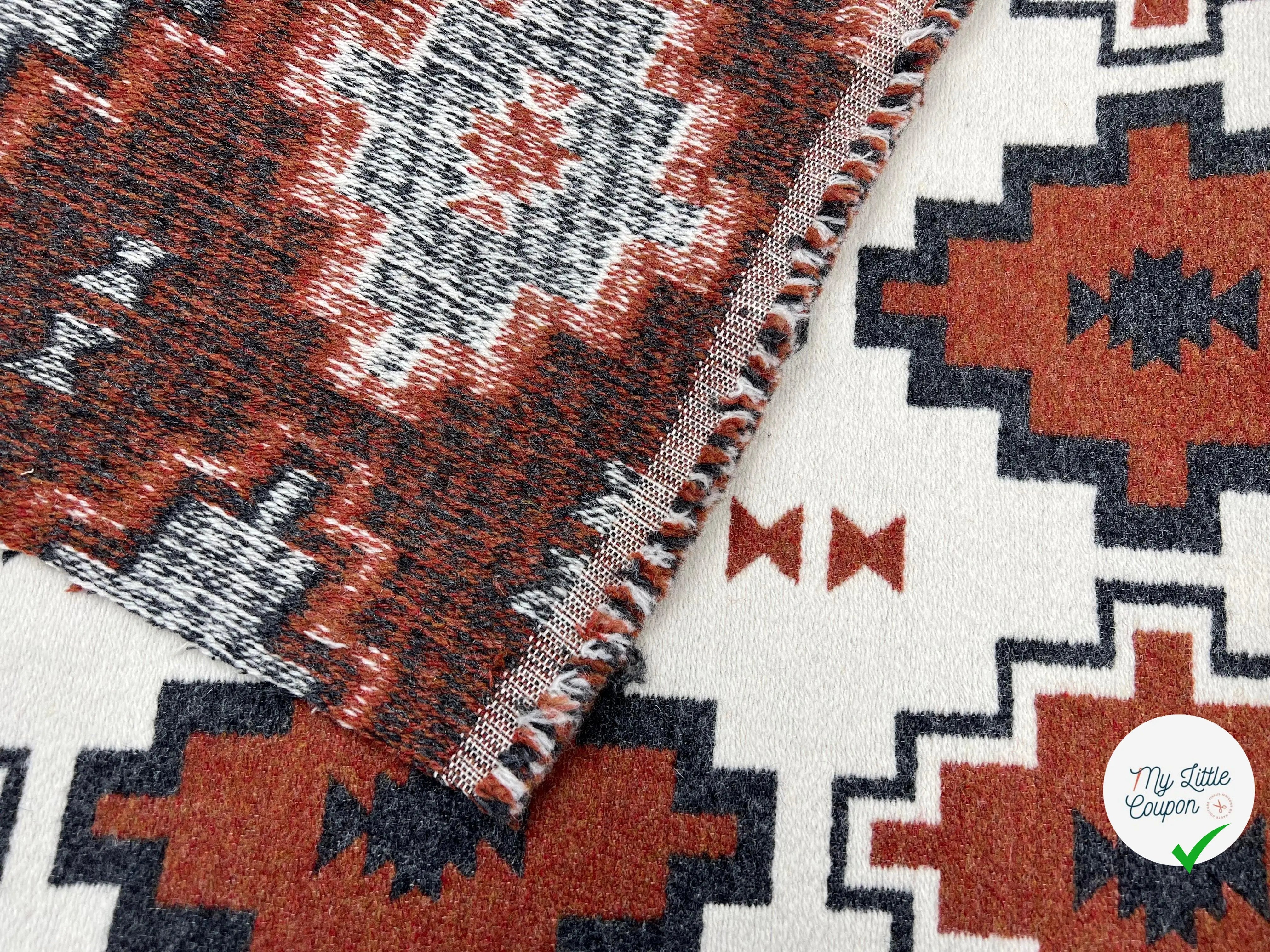LAINAGE MANTEAU ETNIK INCA - My Little Coupon - tissu - coudre