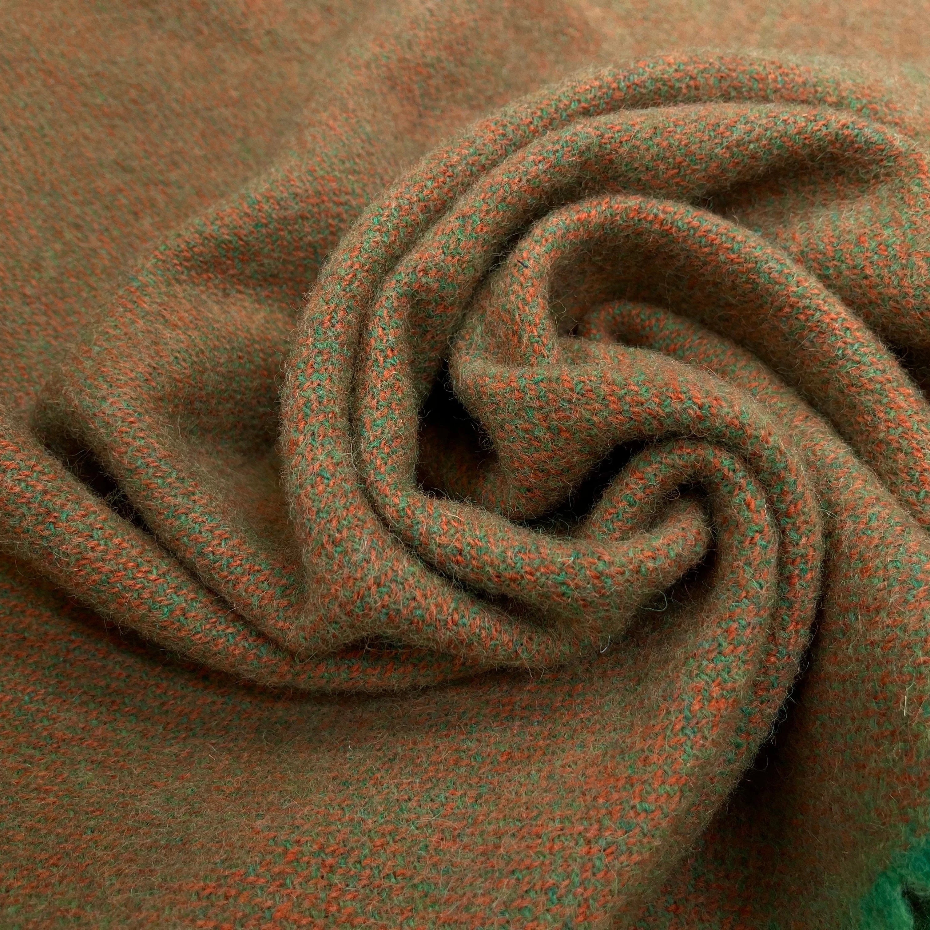 LAINAGE MANTEAU FANTAISIE ORANGE VERT949 - My Little Coupon