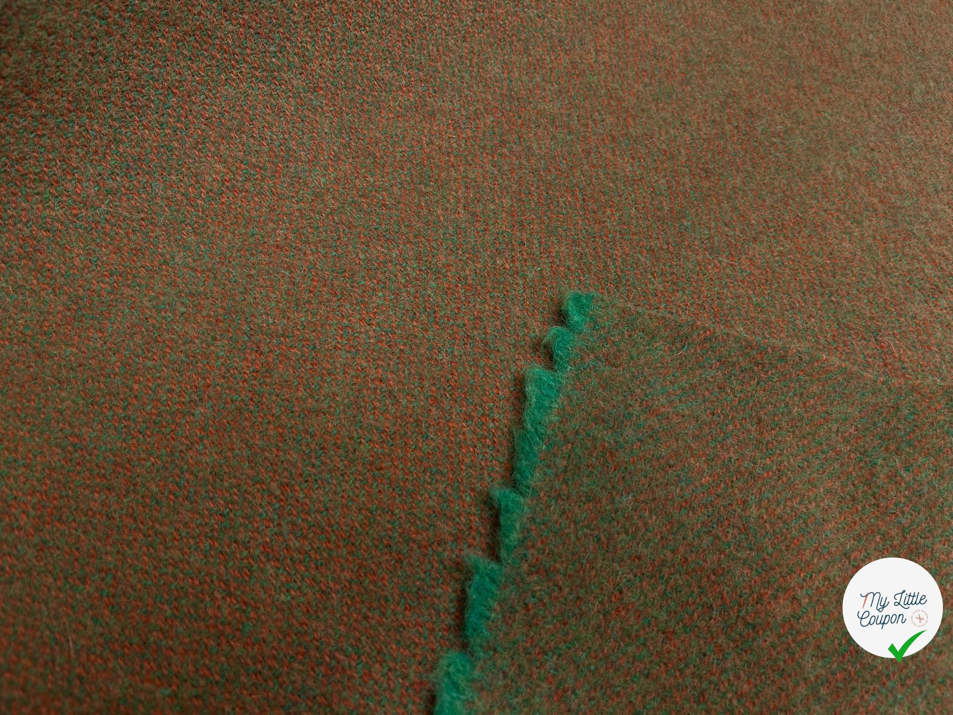 LAINAGE MANTEAU FANTAISIE ORANGE VERT949 - My Little Coupon