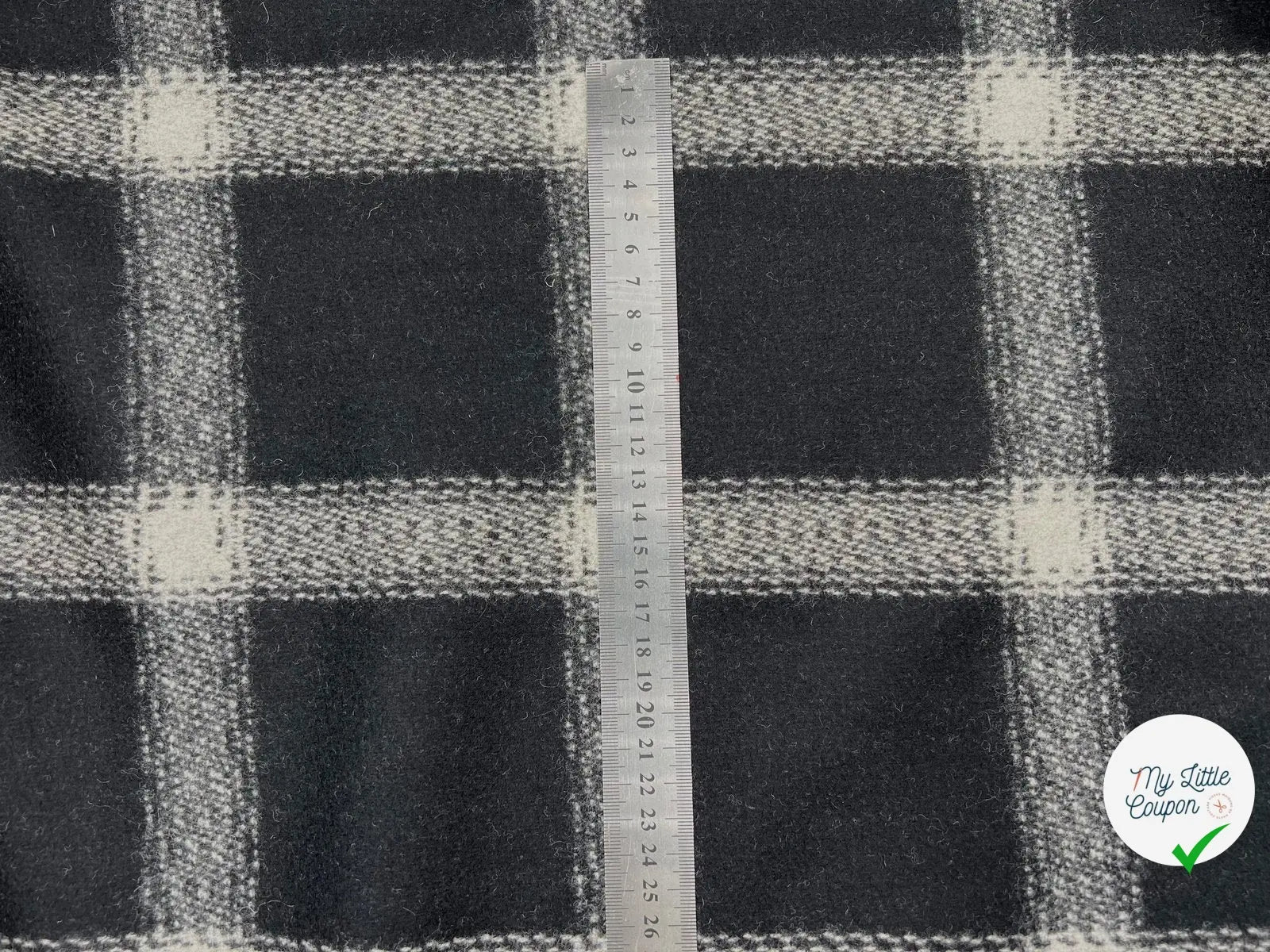 LAINAGE MANTEAU GRAND CARREAUX - My Little Coupon - tissu - coudre