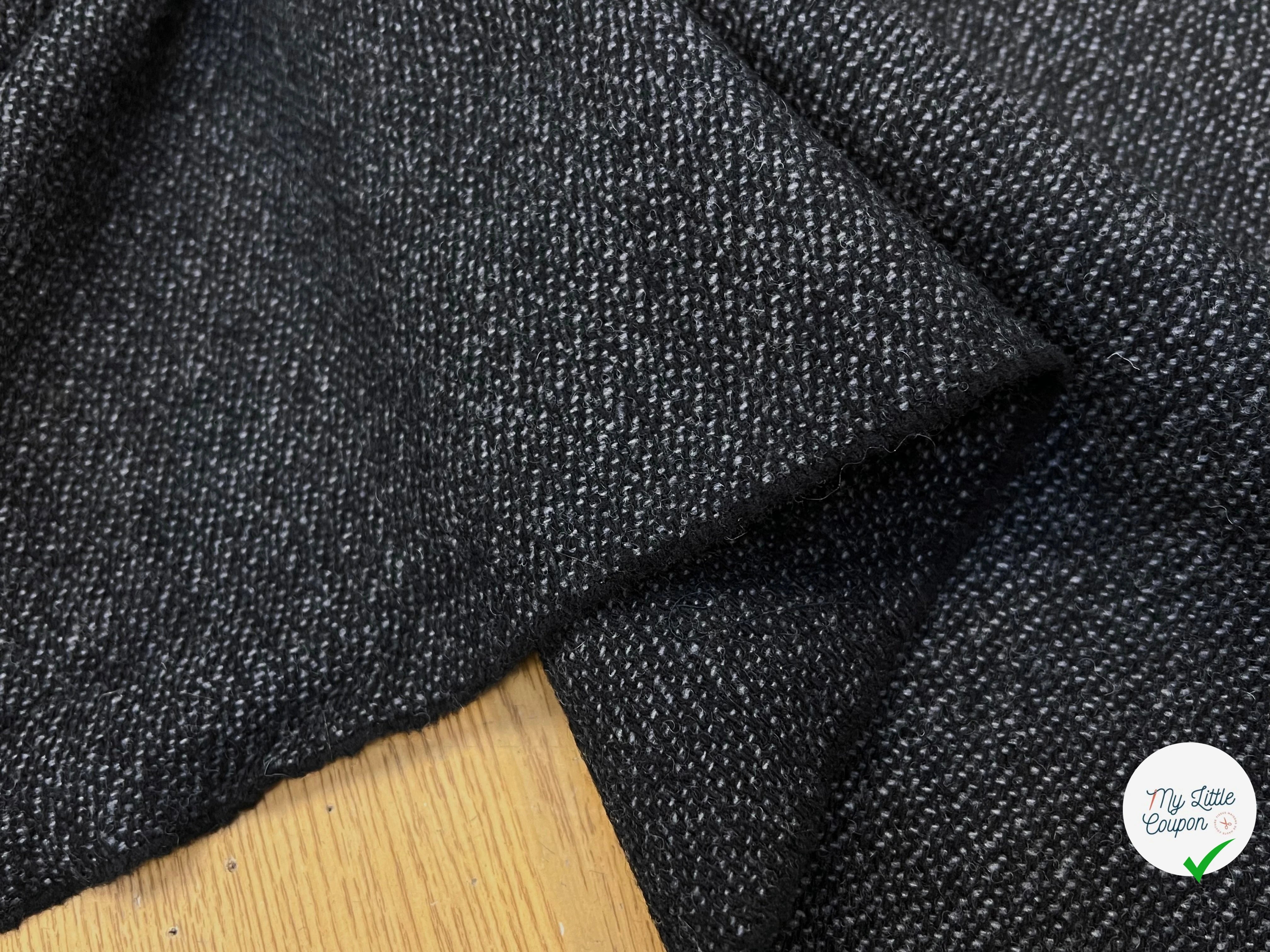 LAINAGE MANTEAU GRIS ANTHRACITE 133CM 100% LAINE - My Little Coupon