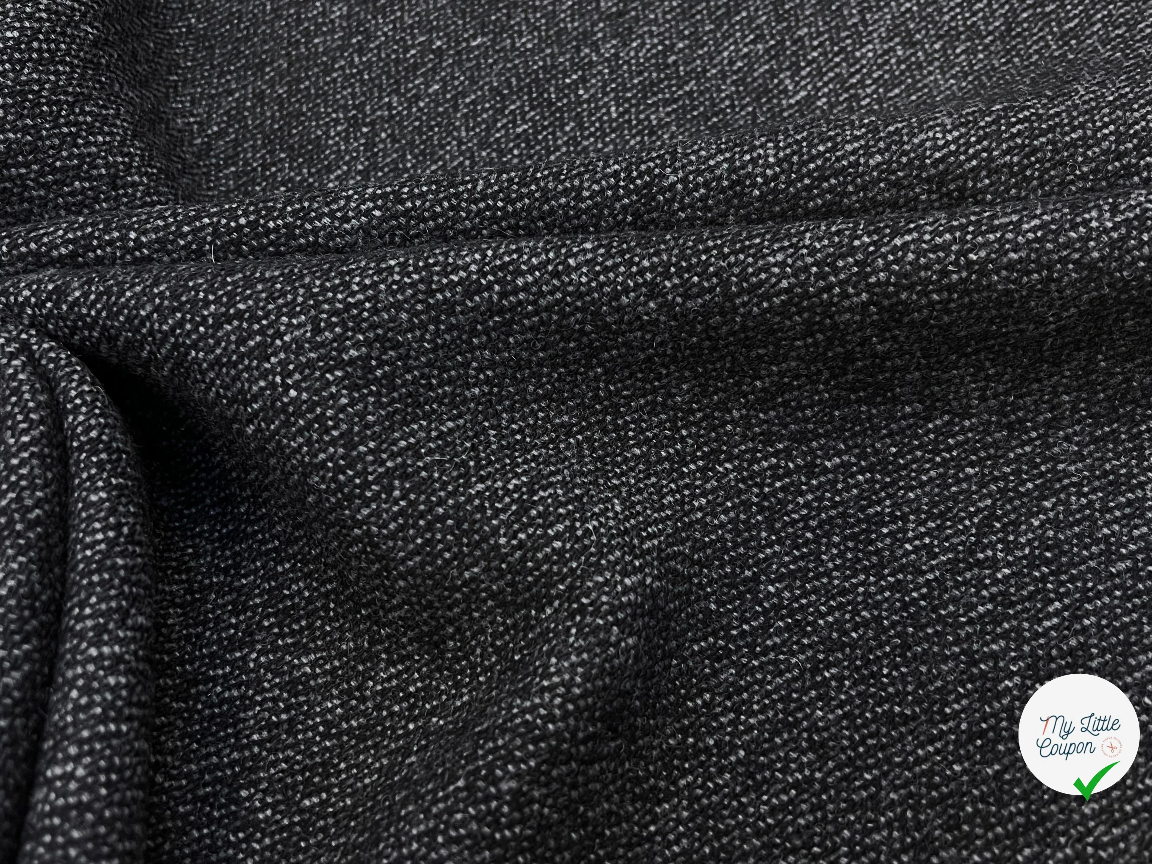 LAINAGE MANTEAU GRIS ANTHRACITE 133CM 100% LAINE - My Little Coupon