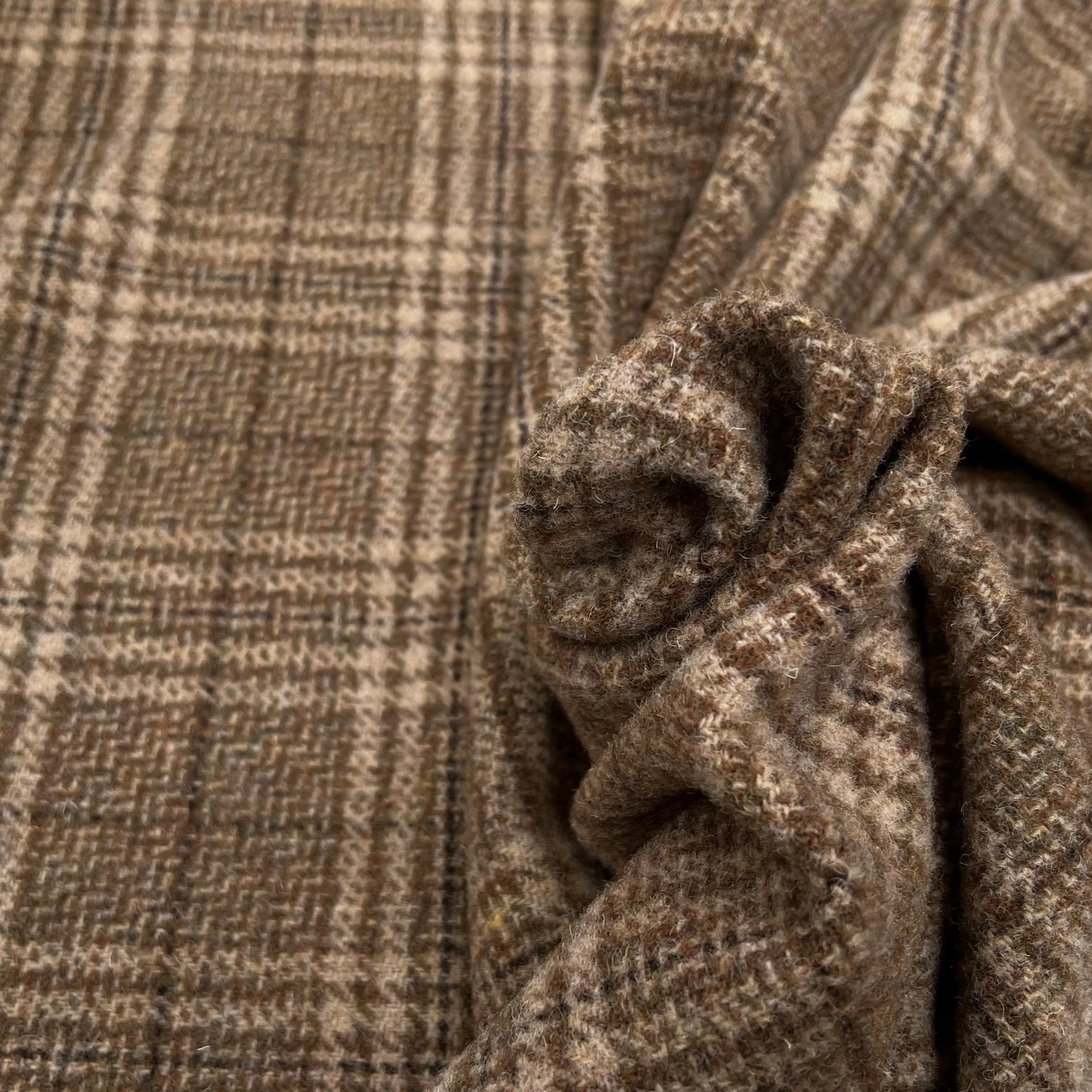 LAINAGE MANTEAU HIGHLAND STYLE BEIGE ET KAKI - My Little Coupon