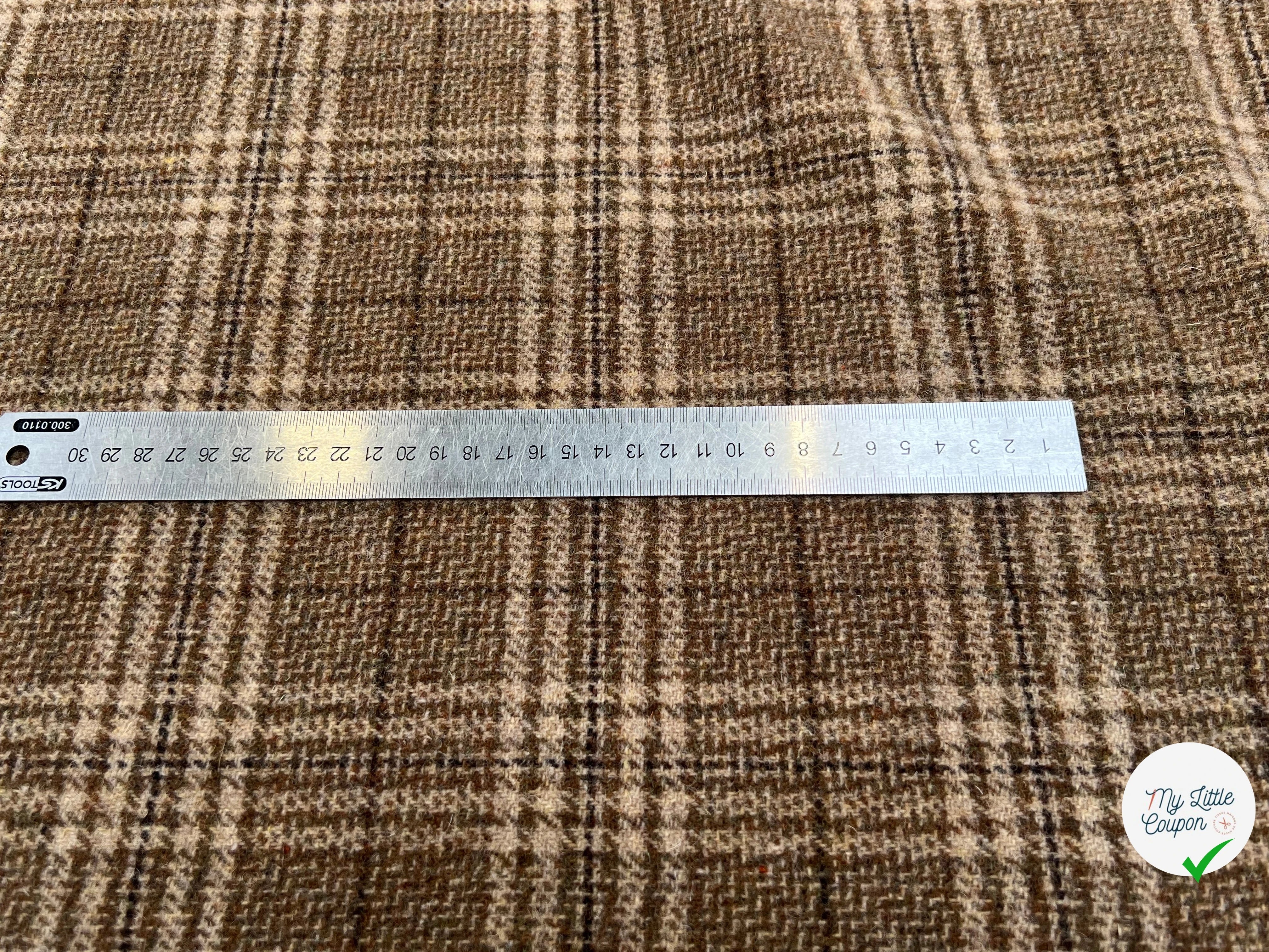 LAINAGE MANTEAU HIGHLAND STYLE BEIGE ET KAKI - My Little Coupon