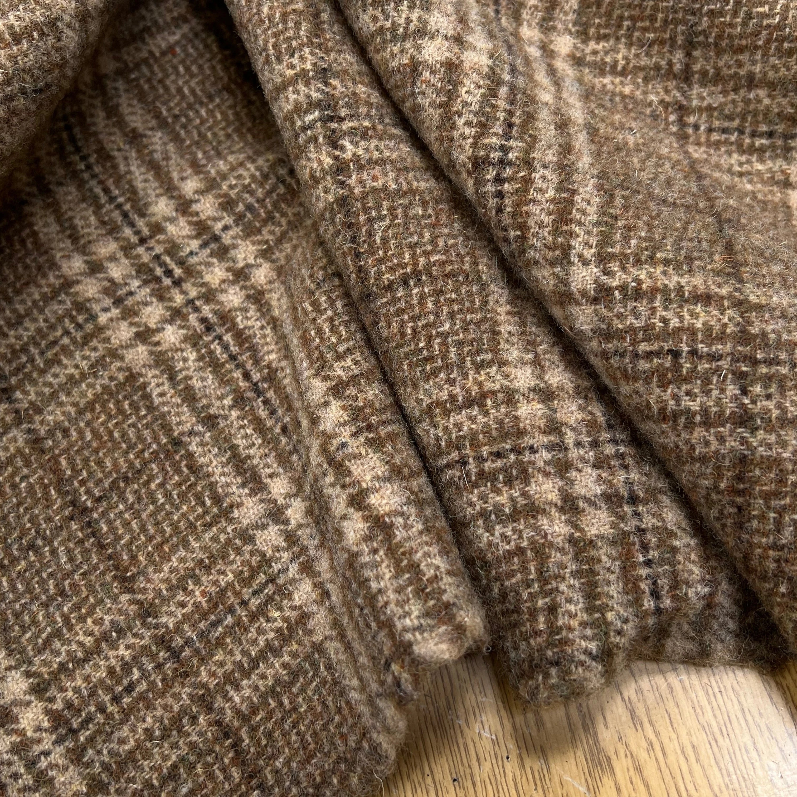 LAINAGE MANTEAU HIGHLAND STYLE BEIGE ET KAKI - My Little Coupon