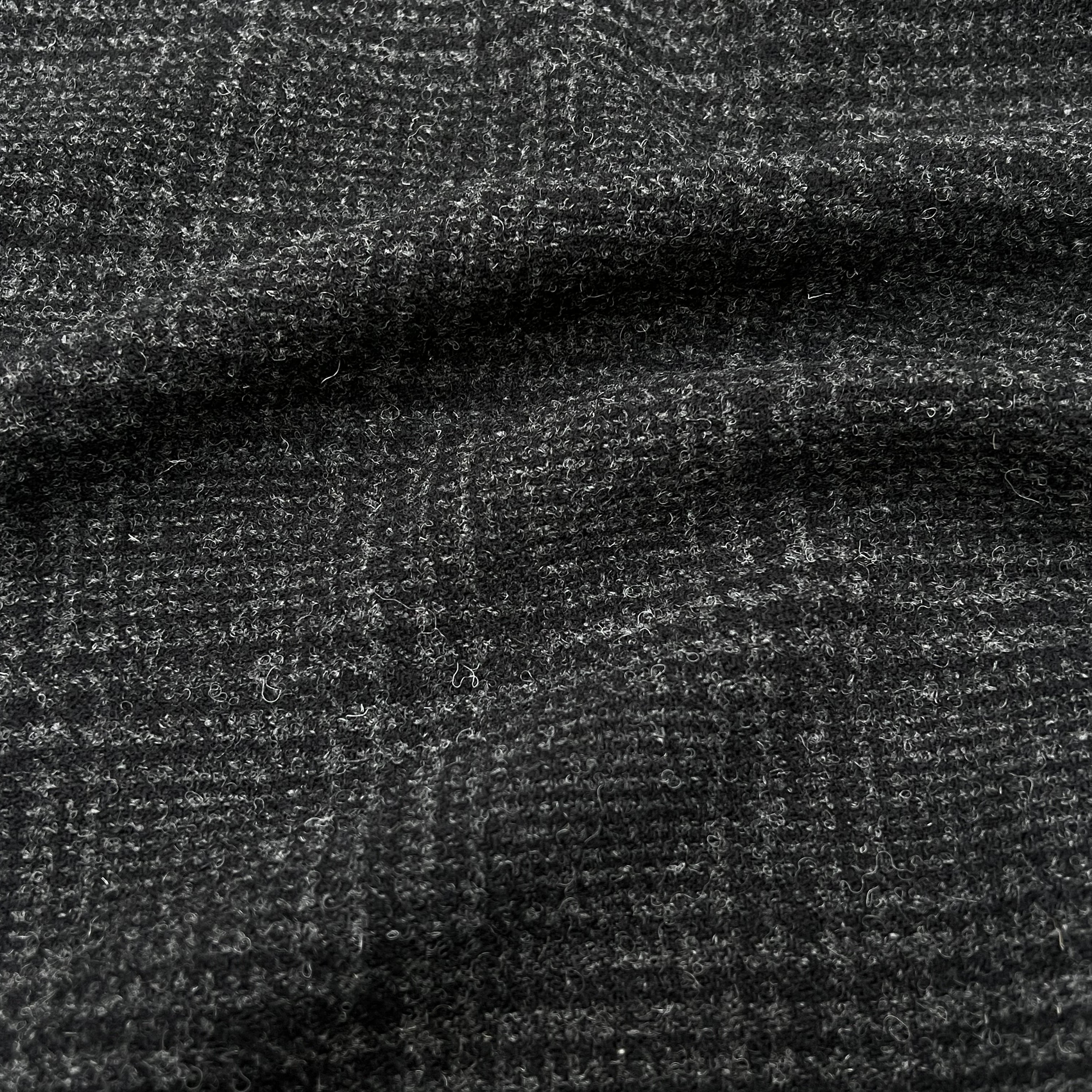 LAINAGE MANTEAU HIGHLAND STYLE GRIS FONCÉ ET NOIR - My Little Coupon