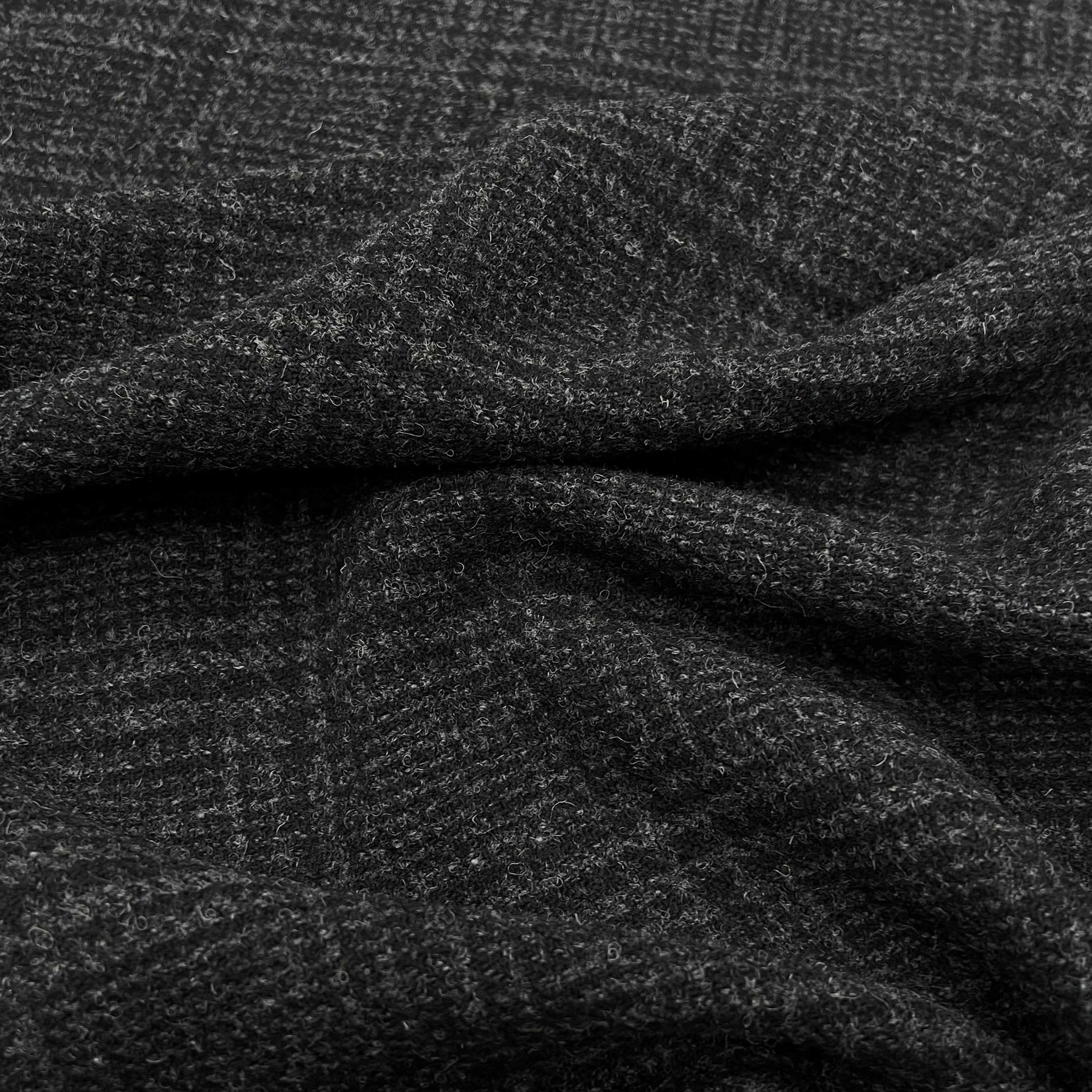 LAINAGE MANTEAU HIGHLAND STYLE GRIS FONCÉ ET NOIR - My Little Coupon