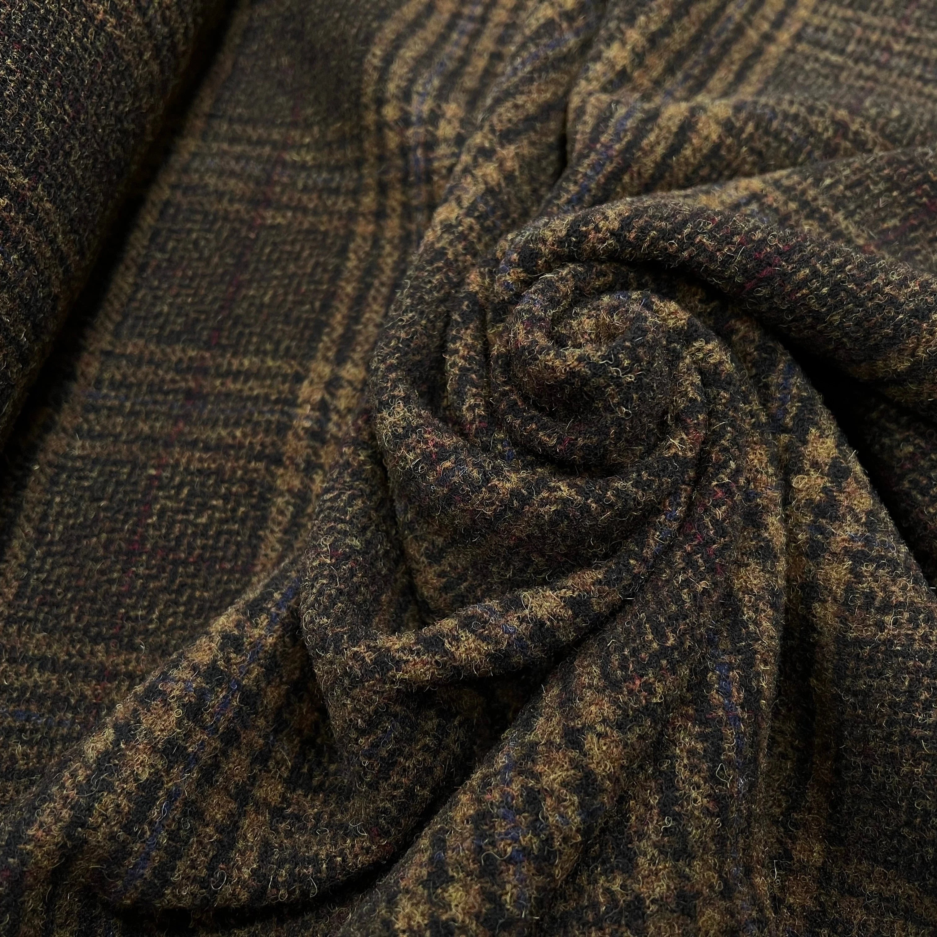 LAINAGE MANTEAU HIGHLAND STYLE KAKI ET NOIR - My Little Coupon