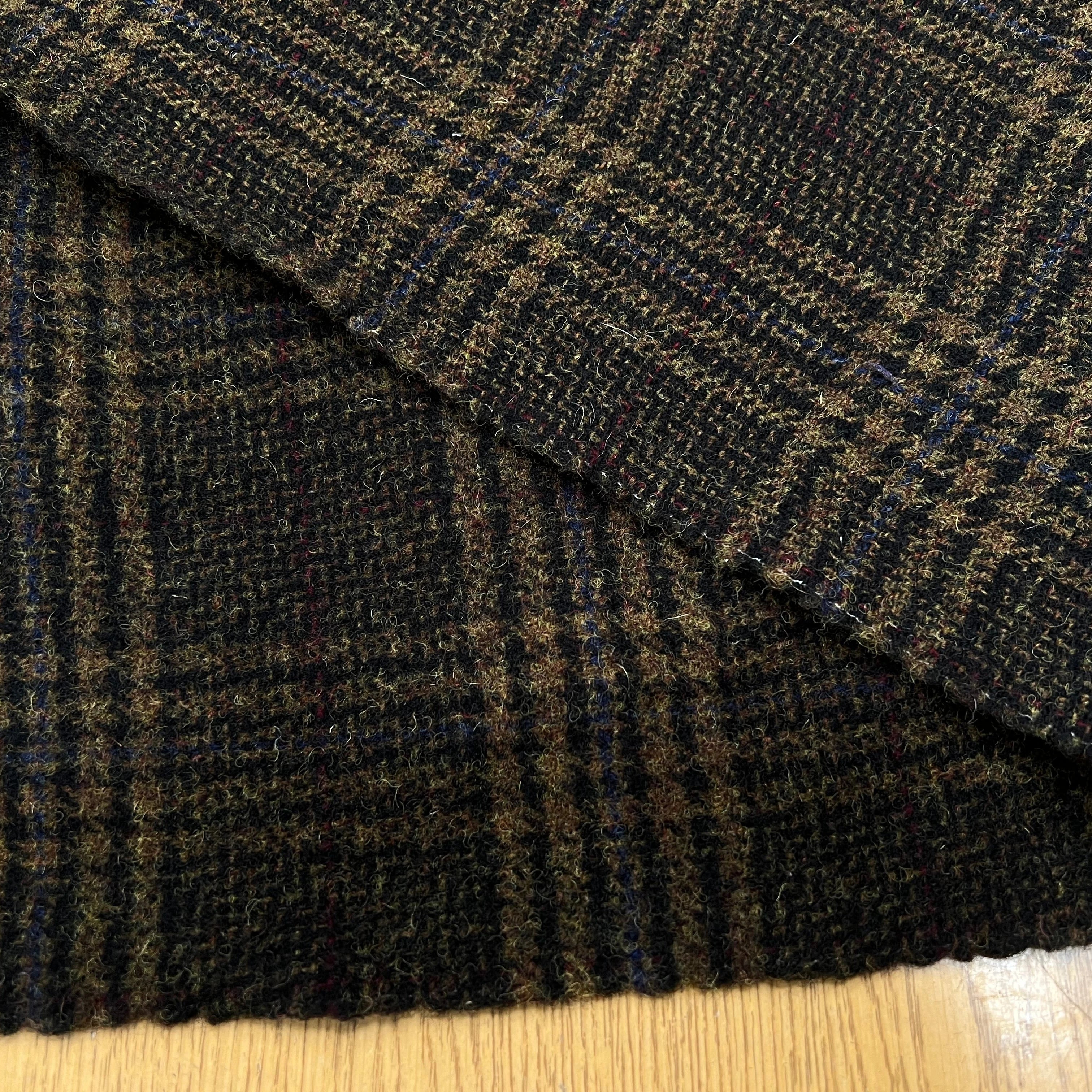 LAINAGE MANTEAU HIGHLAND STYLE KAKI ET NOIR - My Little Coupon