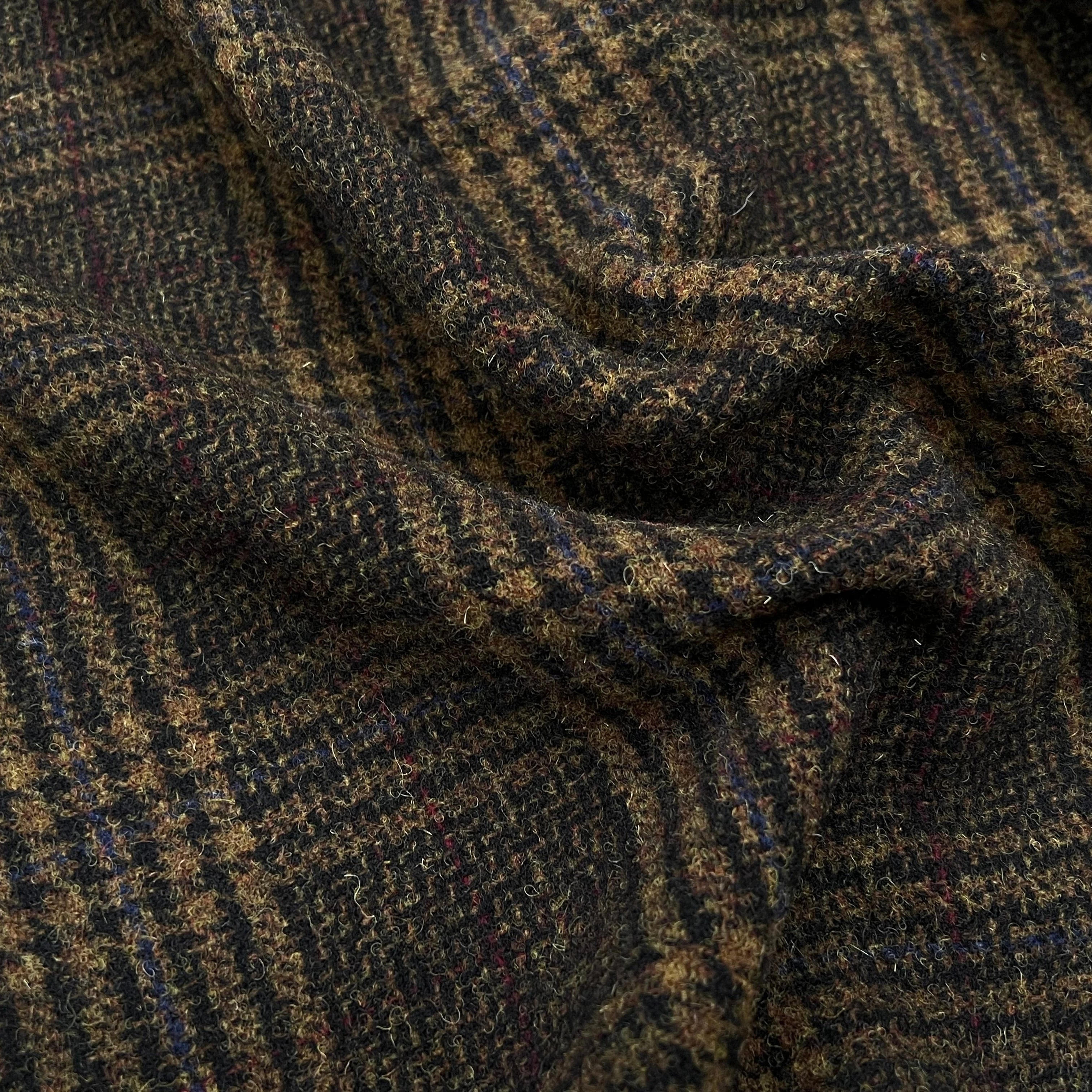 LAINAGE MANTEAU HIGHLAND STYLE KAKI ET NOIR - My Little Coupon