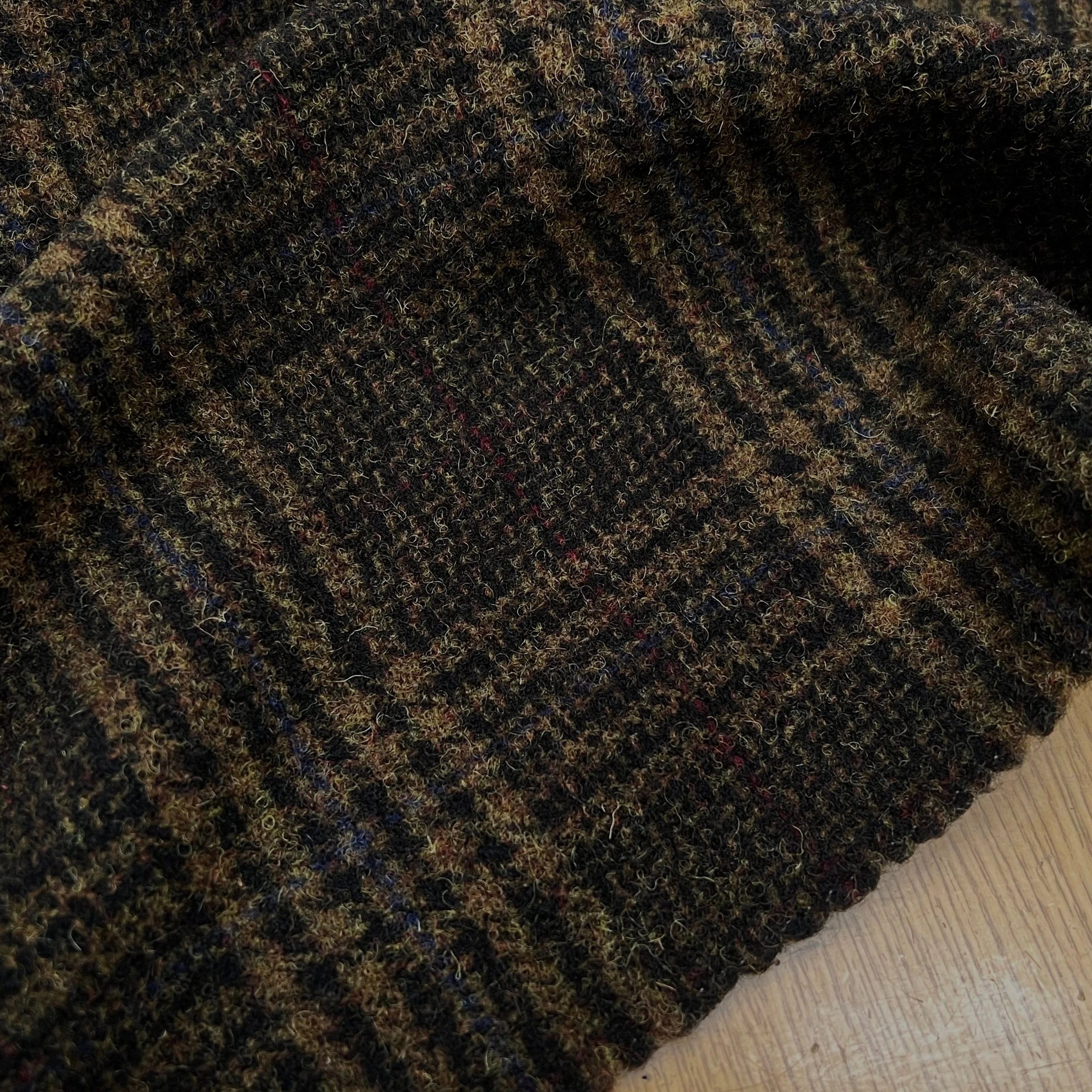 LAINAGE MANTEAU HIGHLAND STYLE KAKI ET NOIR - My Little Coupon