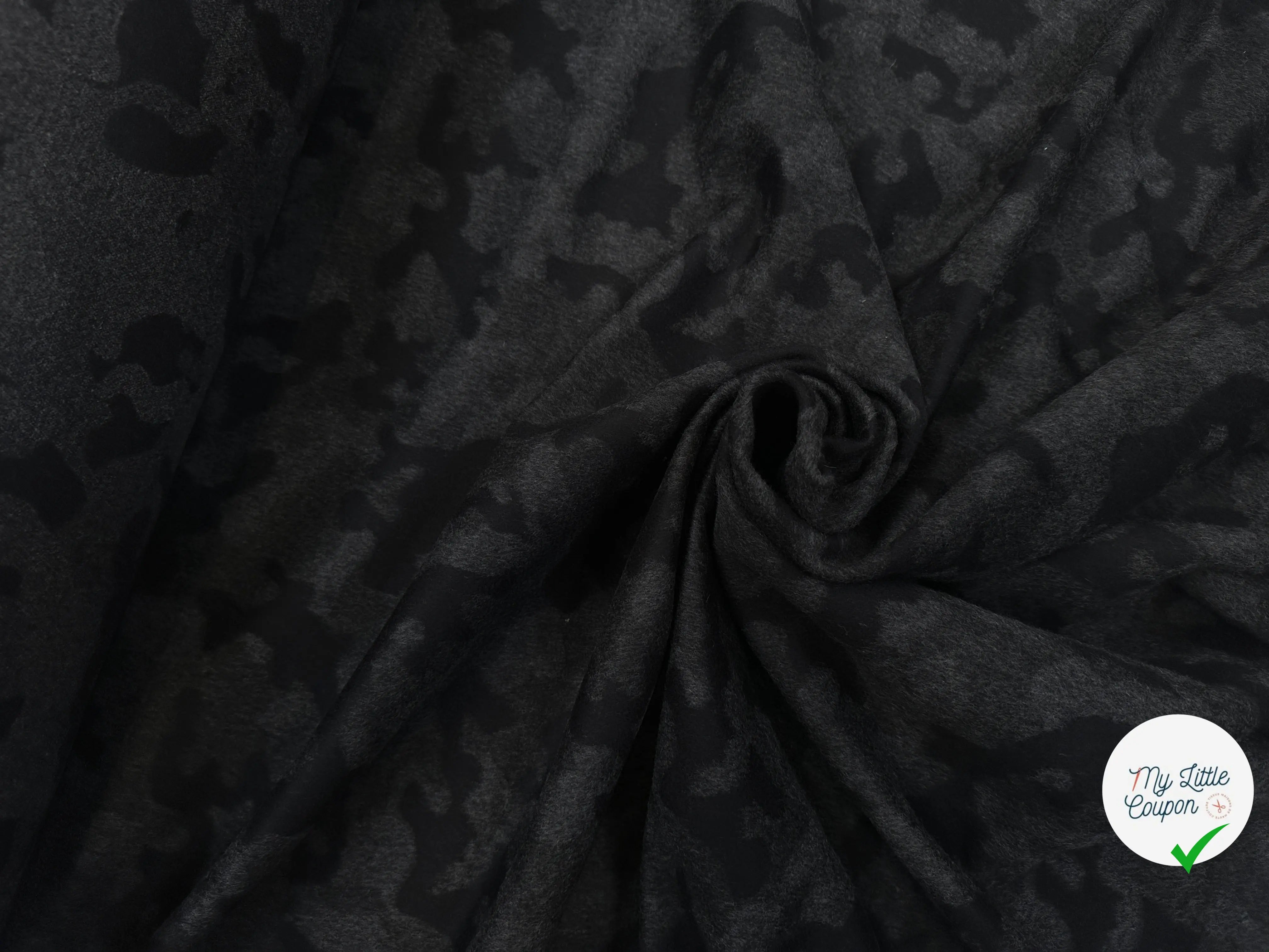 LAINAGE MANTEAU LAINE & CACHEMIRE ARMY GREY MLC INTERN