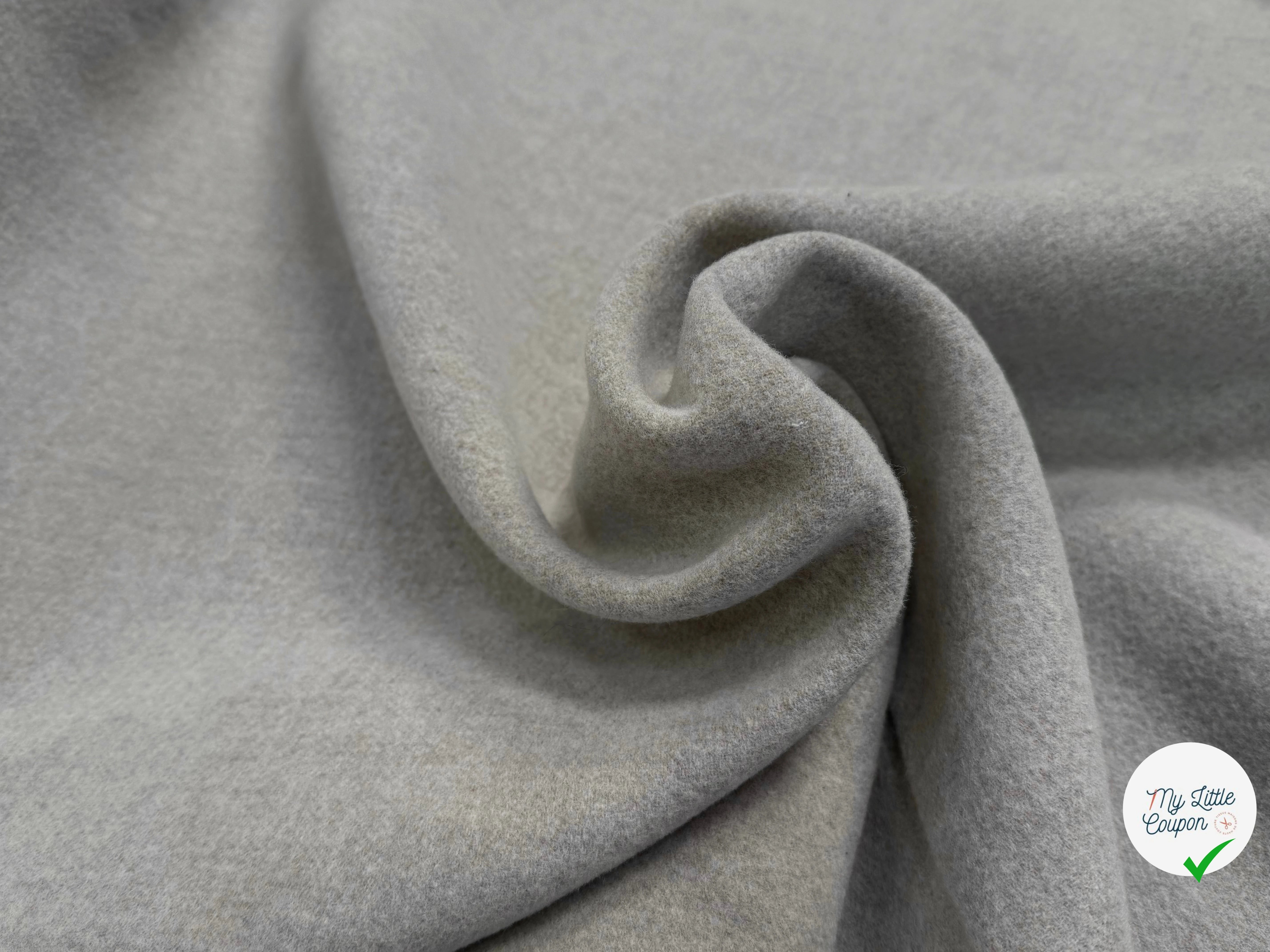 LAINAGE MANTEAU LOURD DOUX GRIS - My Little Coupon