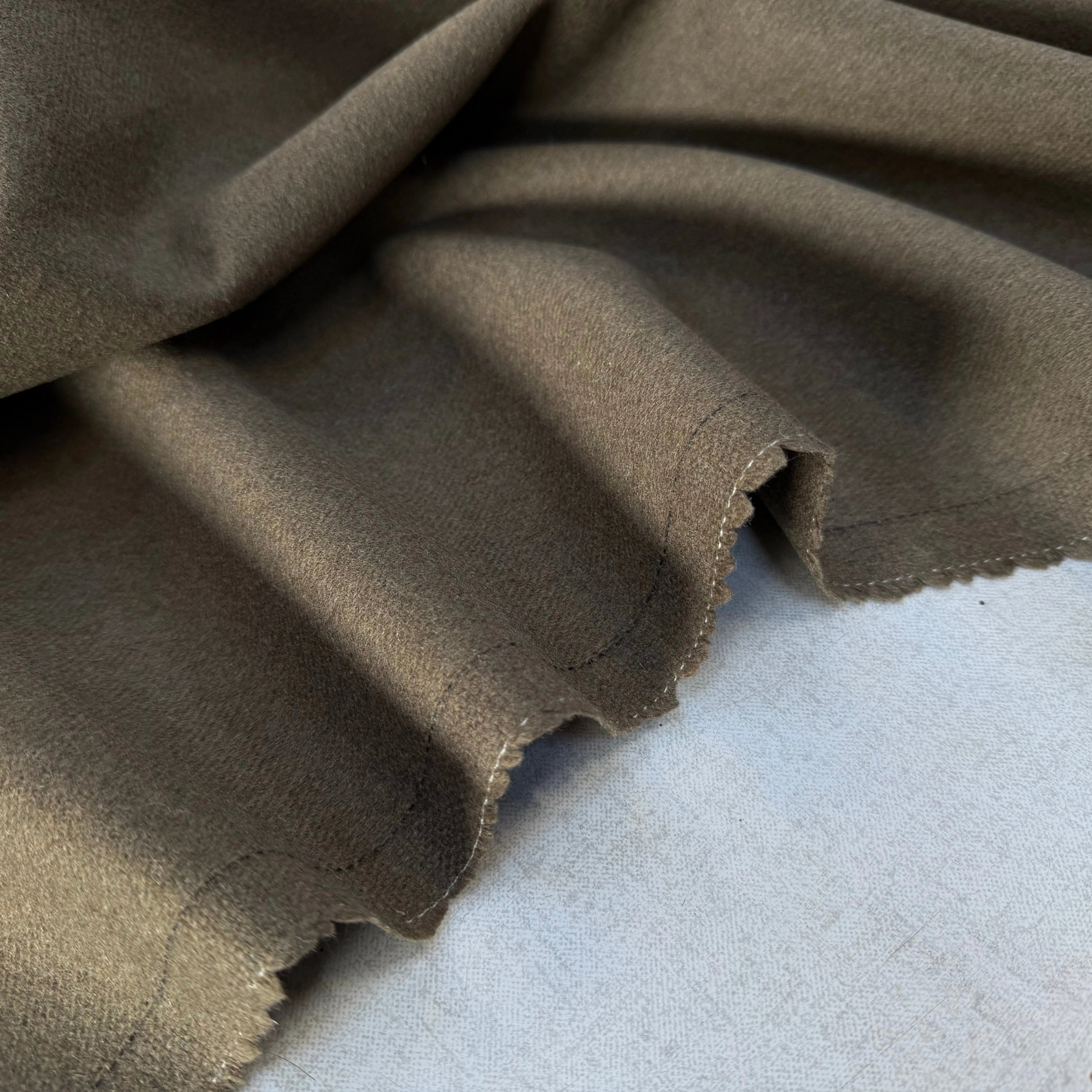 LAINAGE MANTEAU MANTECO VERT OLIVE 70% LAINE - My Little Coupon