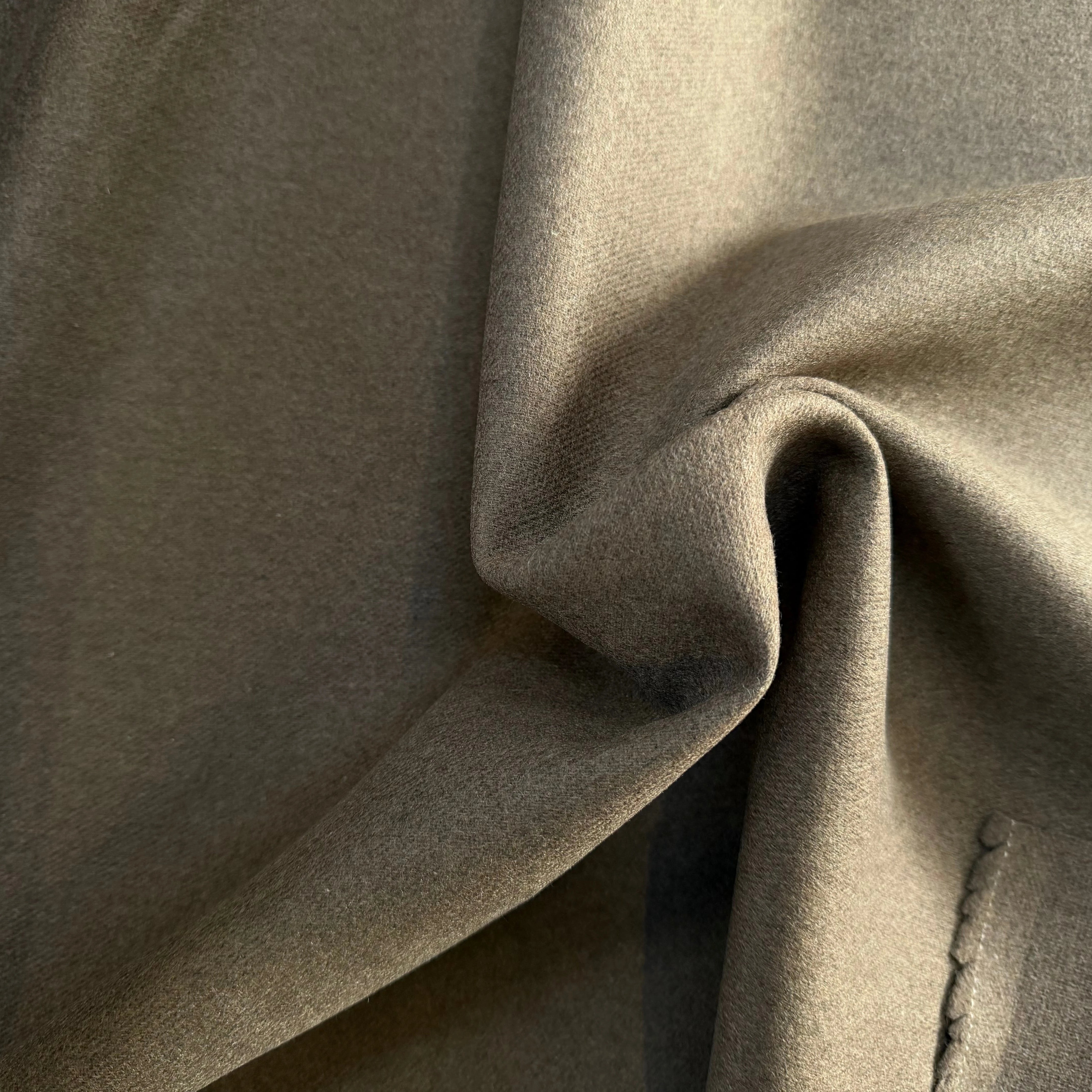 LAINAGE MANTEAU MANTECO VERT OLIVE 70% LAINE - My Little Coupon