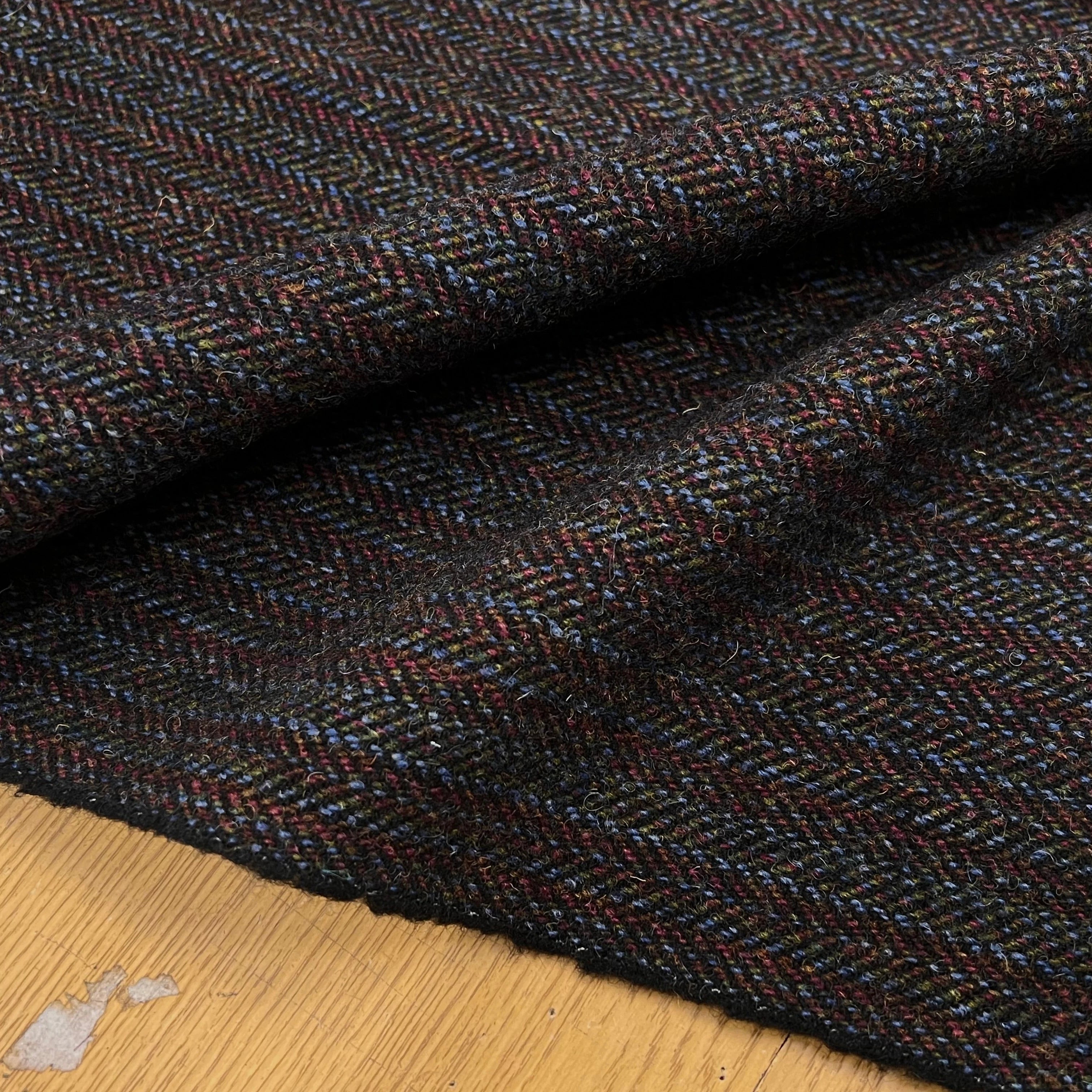 LAINAGE MANTEAU MULTICOLORES VIOLET BLEU ET KAKI - My Little Coupon