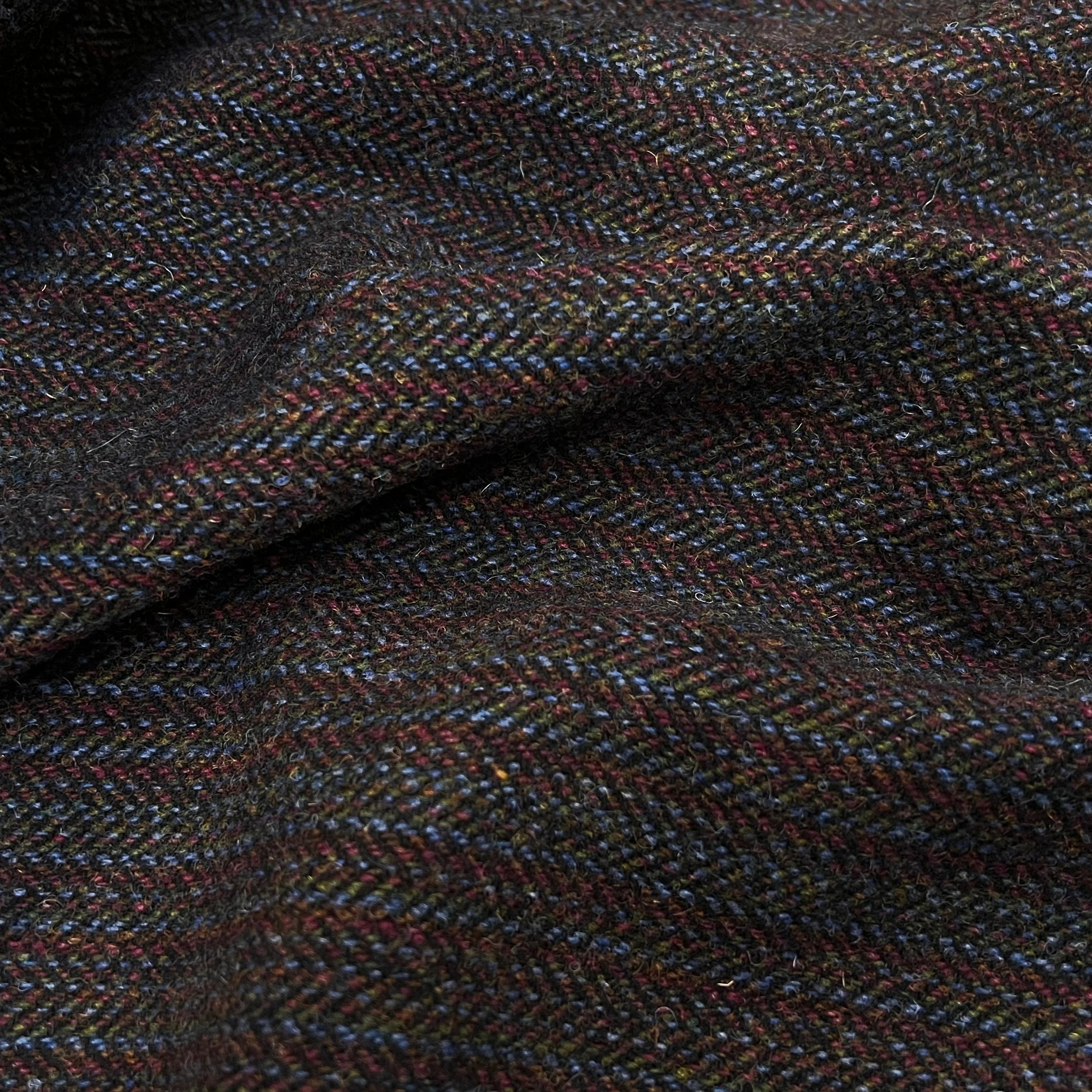 LAINAGE MANTEAU MULTICOLORES VIOLET BLEU ET KAKI - My Little Coupon