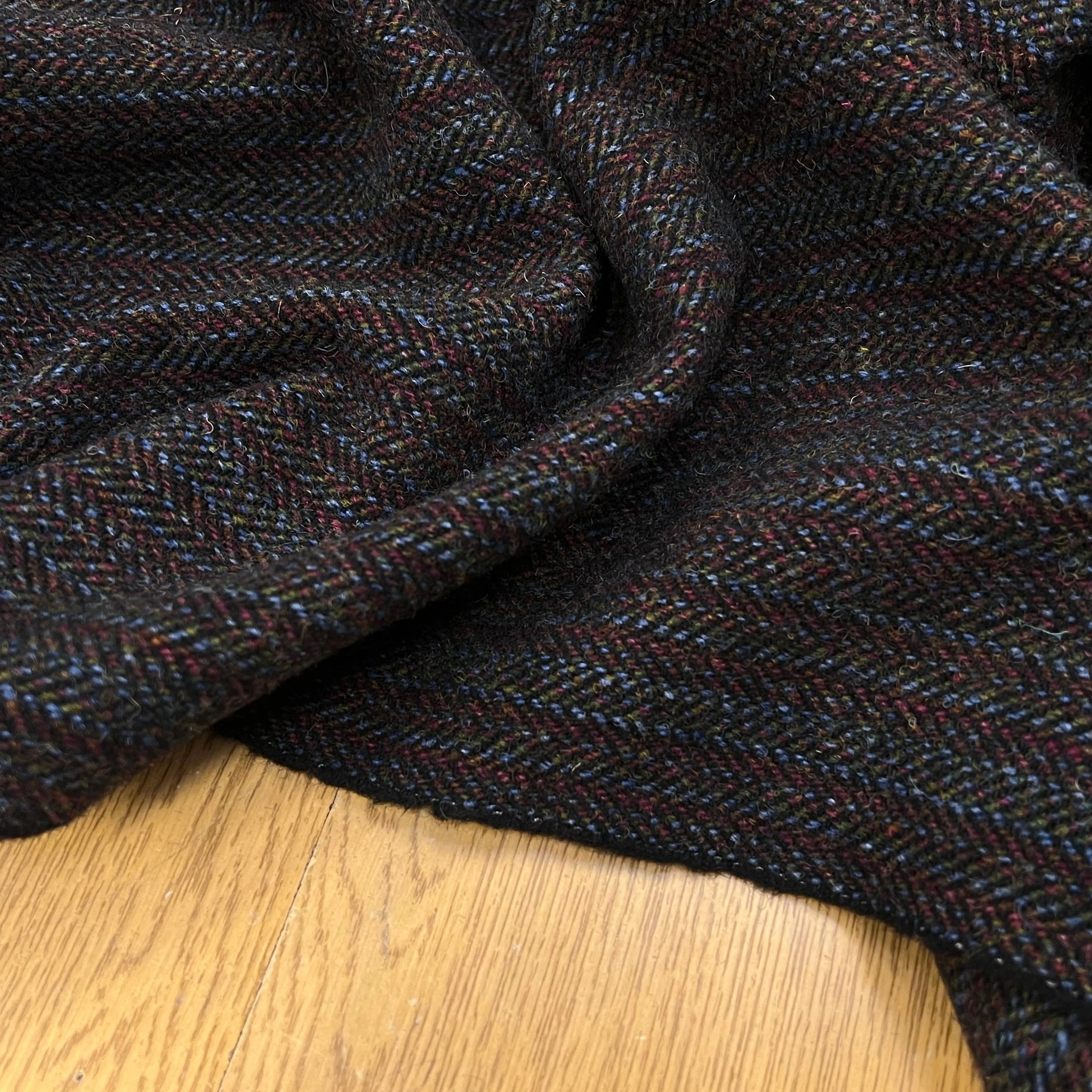 LAINAGE MANTEAU MULTICOLORES VIOLET BLEU ET KAKI - My Little Coupon