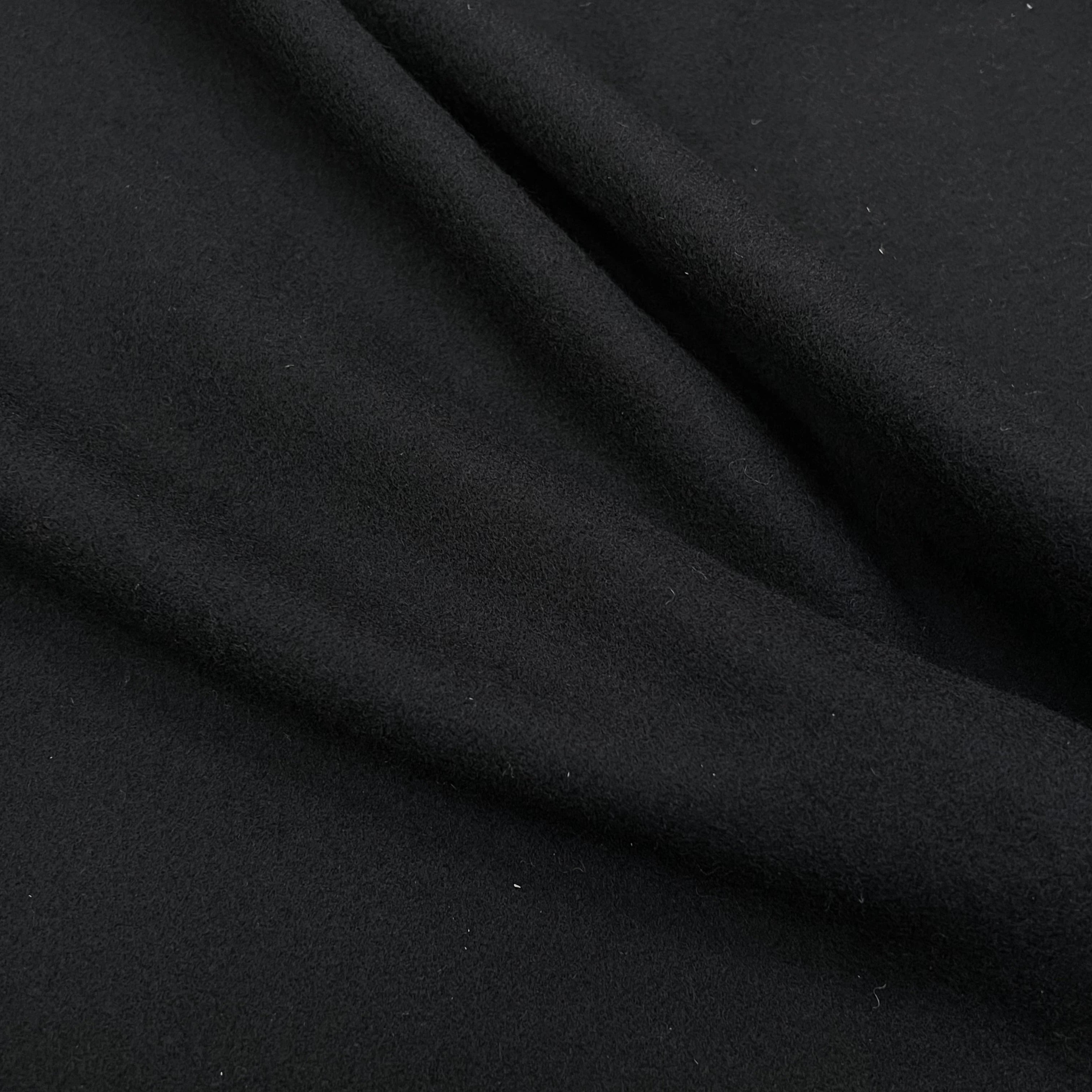 LAINAGE MANTEAU NOIR 150CM 100% LAINE - My Little Coupon