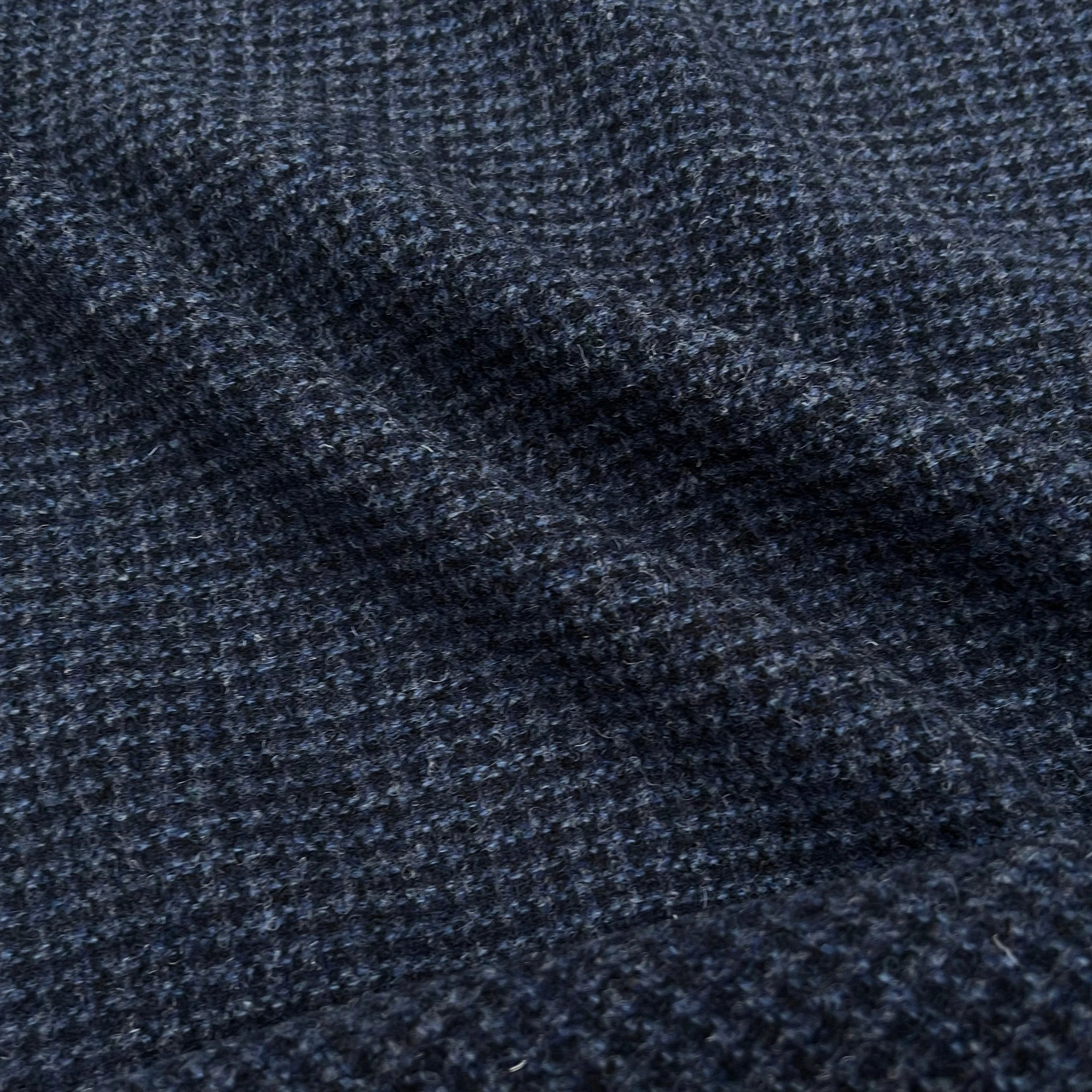 LAINAGE MANTEAU PETIT CARREAUX CHIC BLEU 100% LAINE 145CM - My Little Coupon