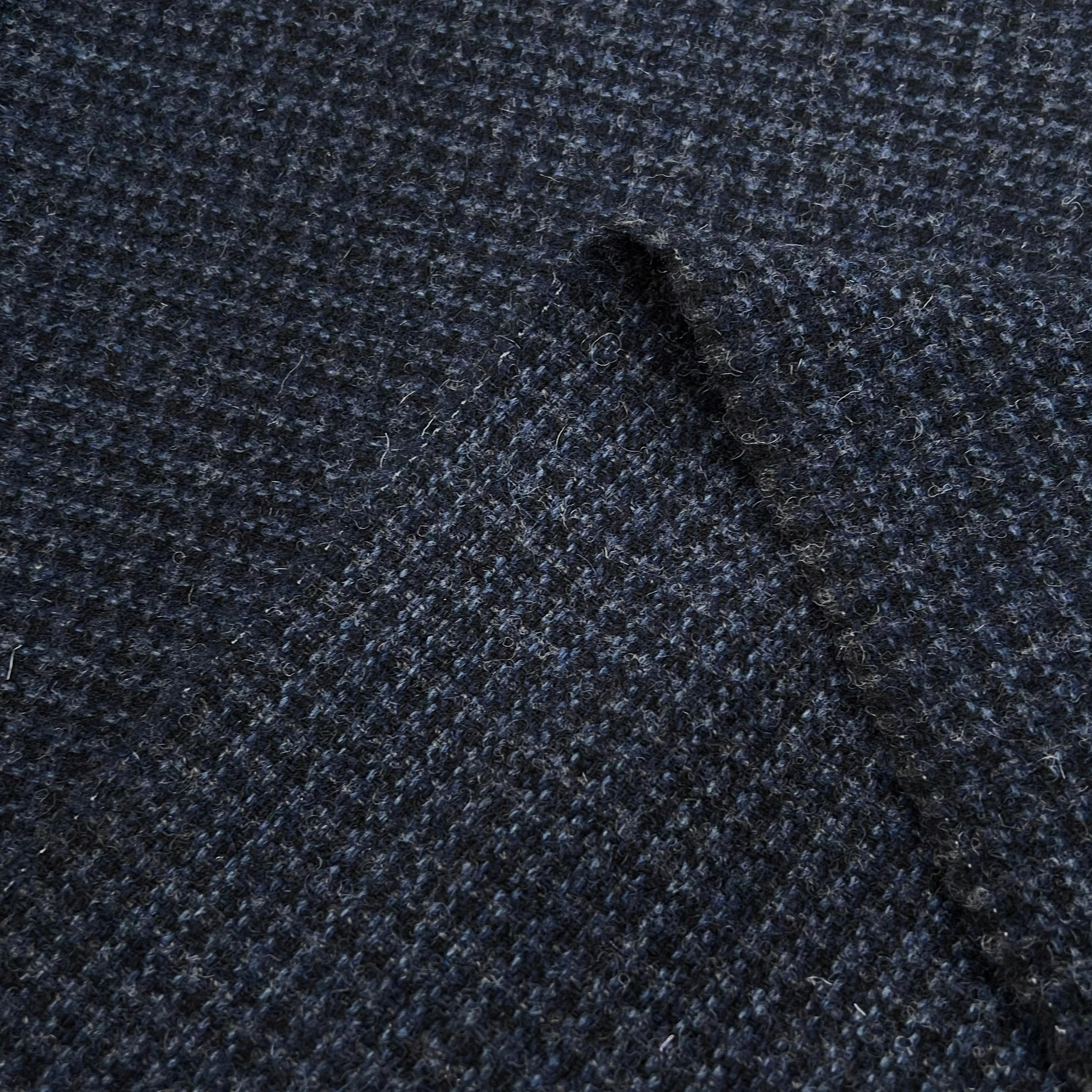 LAINAGE MANTEAU PETIT CARREAUX CHIC BLEU 100% LAINE 145CM - My Little Coupon