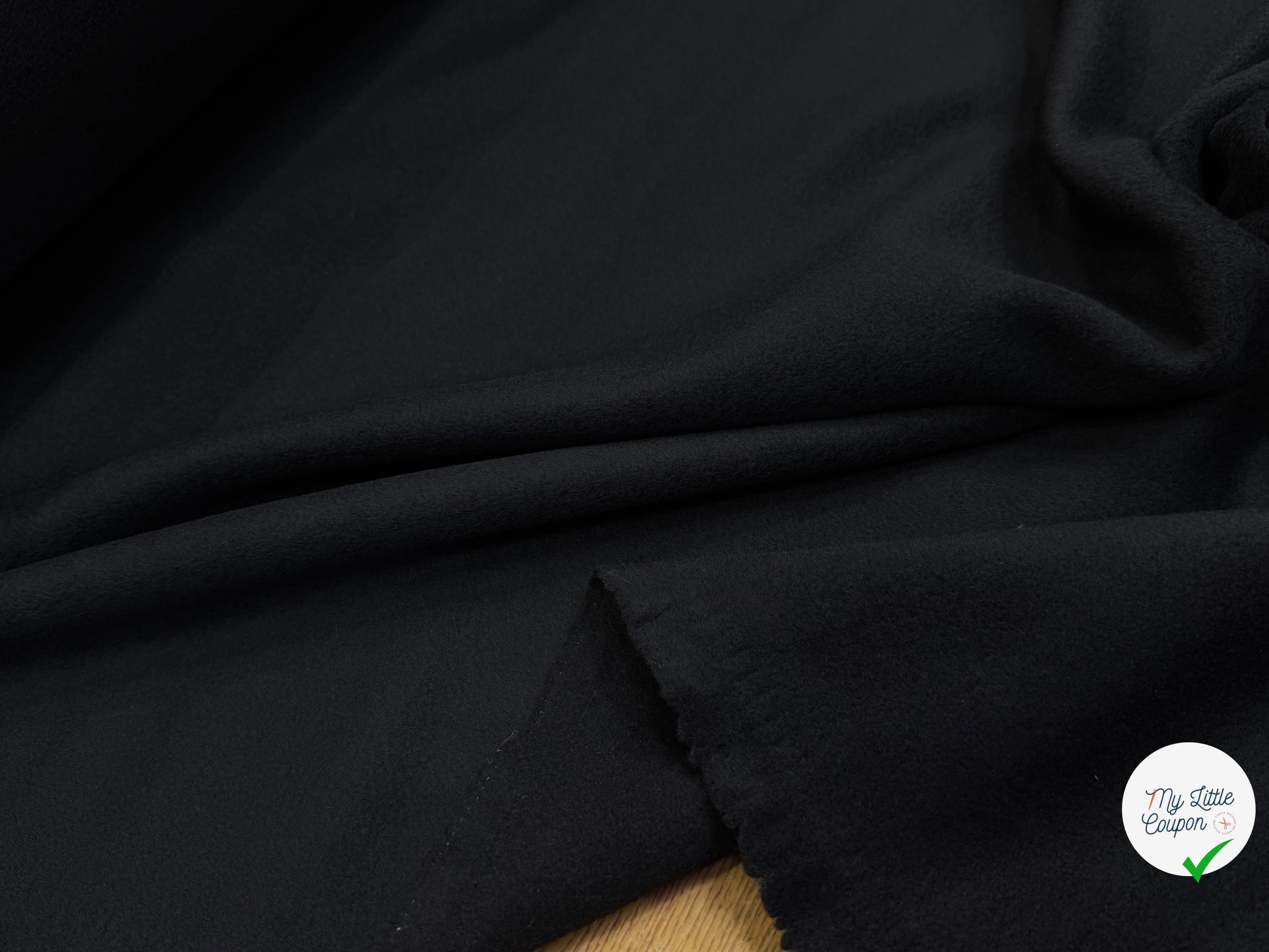 LAINAGE MANTEAU POILS DOUX NOIR - My Little Coupon