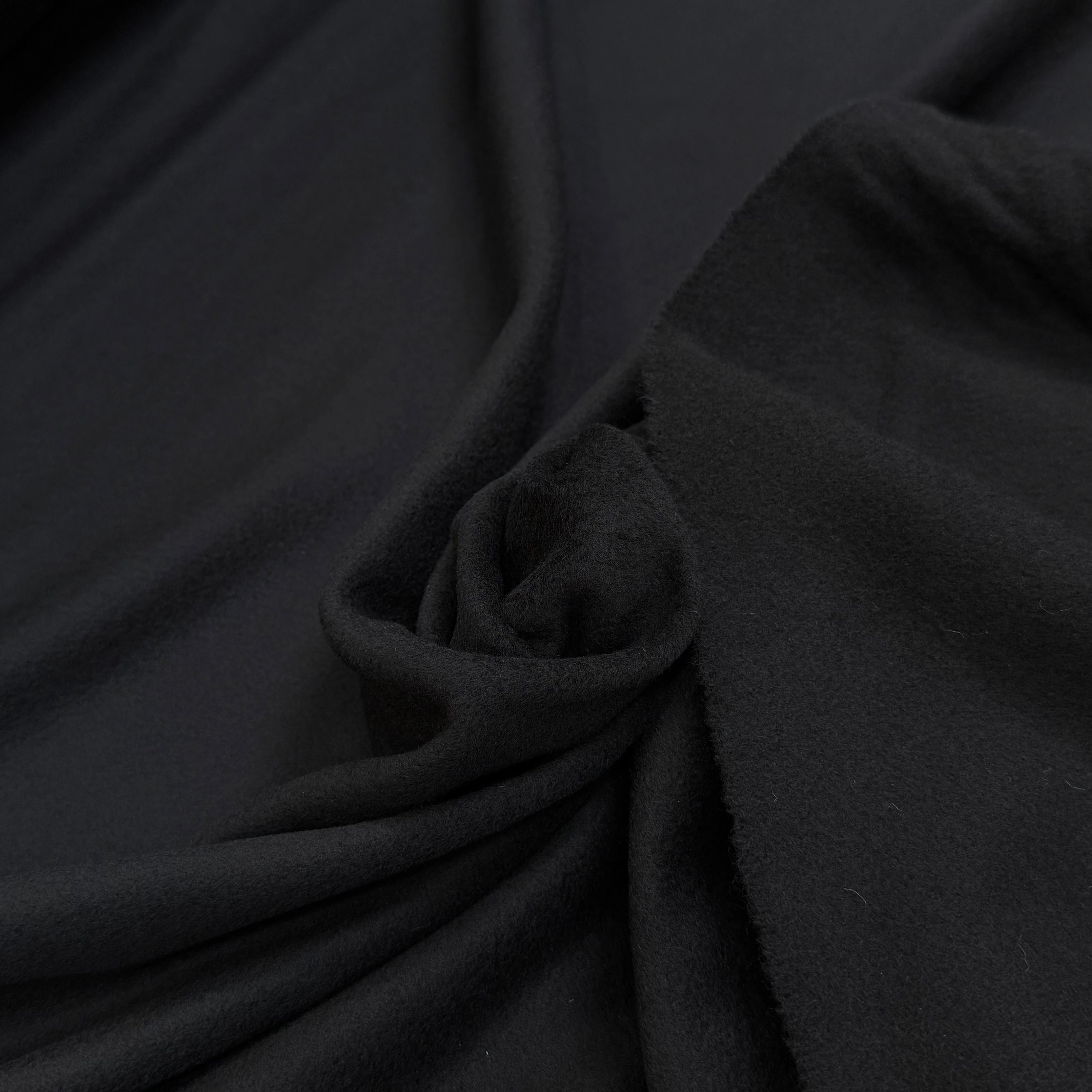 LAINAGE MANTEAU POILS DOUX NOIR - My Little Coupon