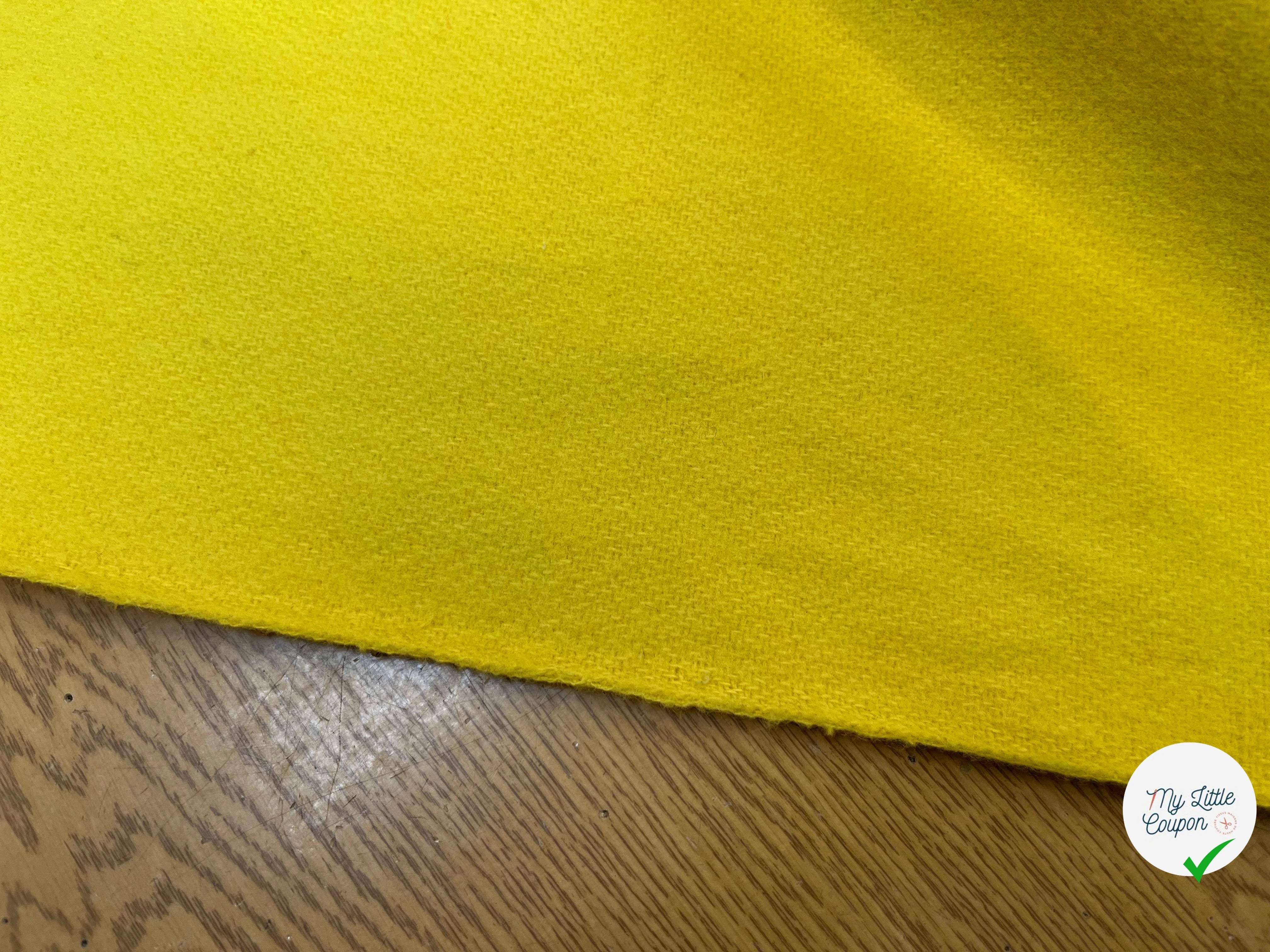 LAINAGE MANTEAU RITA LOURD ENVERS DOUX JAUNE - My Little Coupon