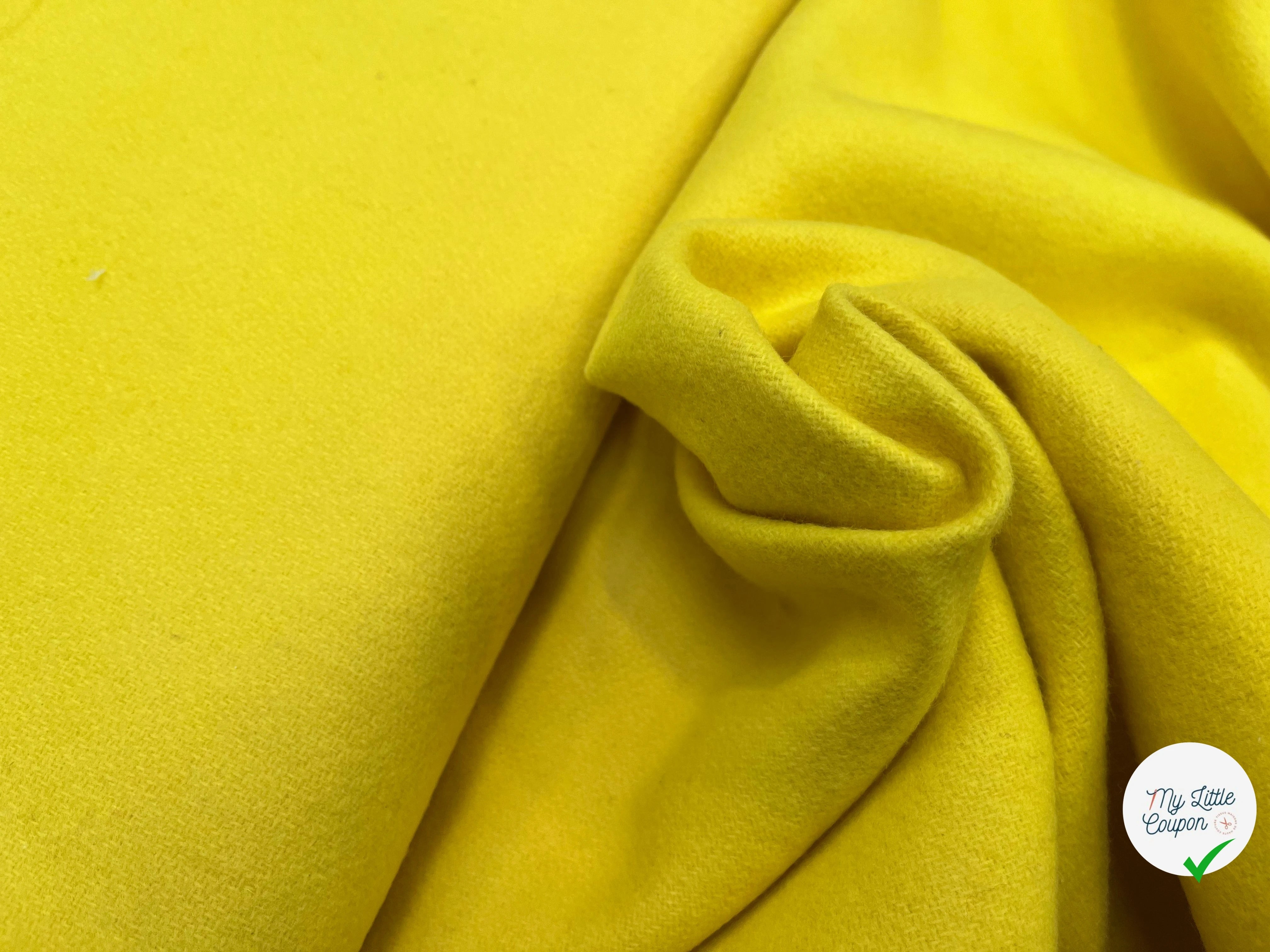 LAINAGE MANTEAU RITA LOURD ENVERS DOUX JAUNE - My Little Coupon