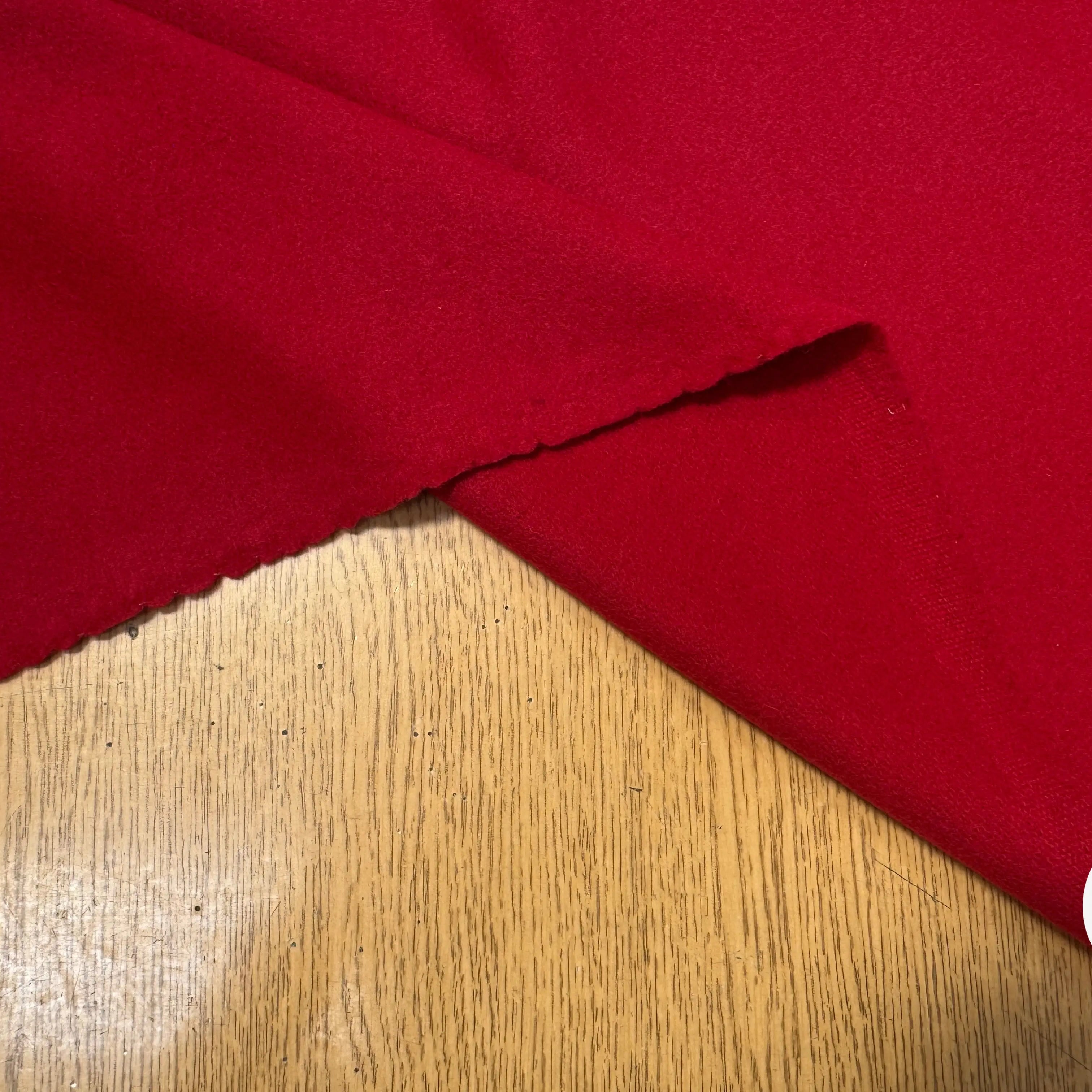 LAINAGE MANTEAU ROUGE CERISE UNI - My Little Coupon