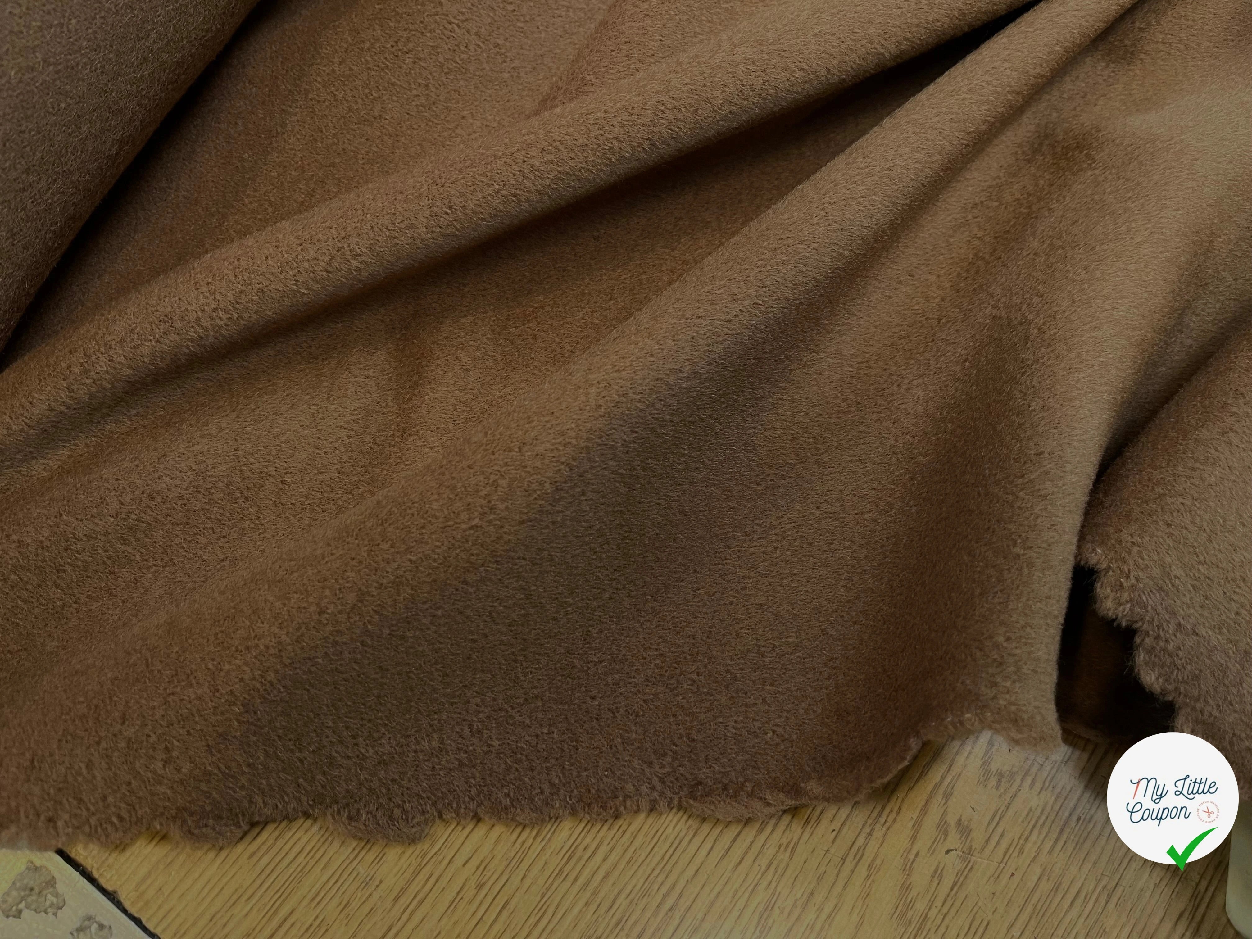 LAINAGE MANTEAU SANTOS 40% ALPAGA MARRON - My Little Coupon