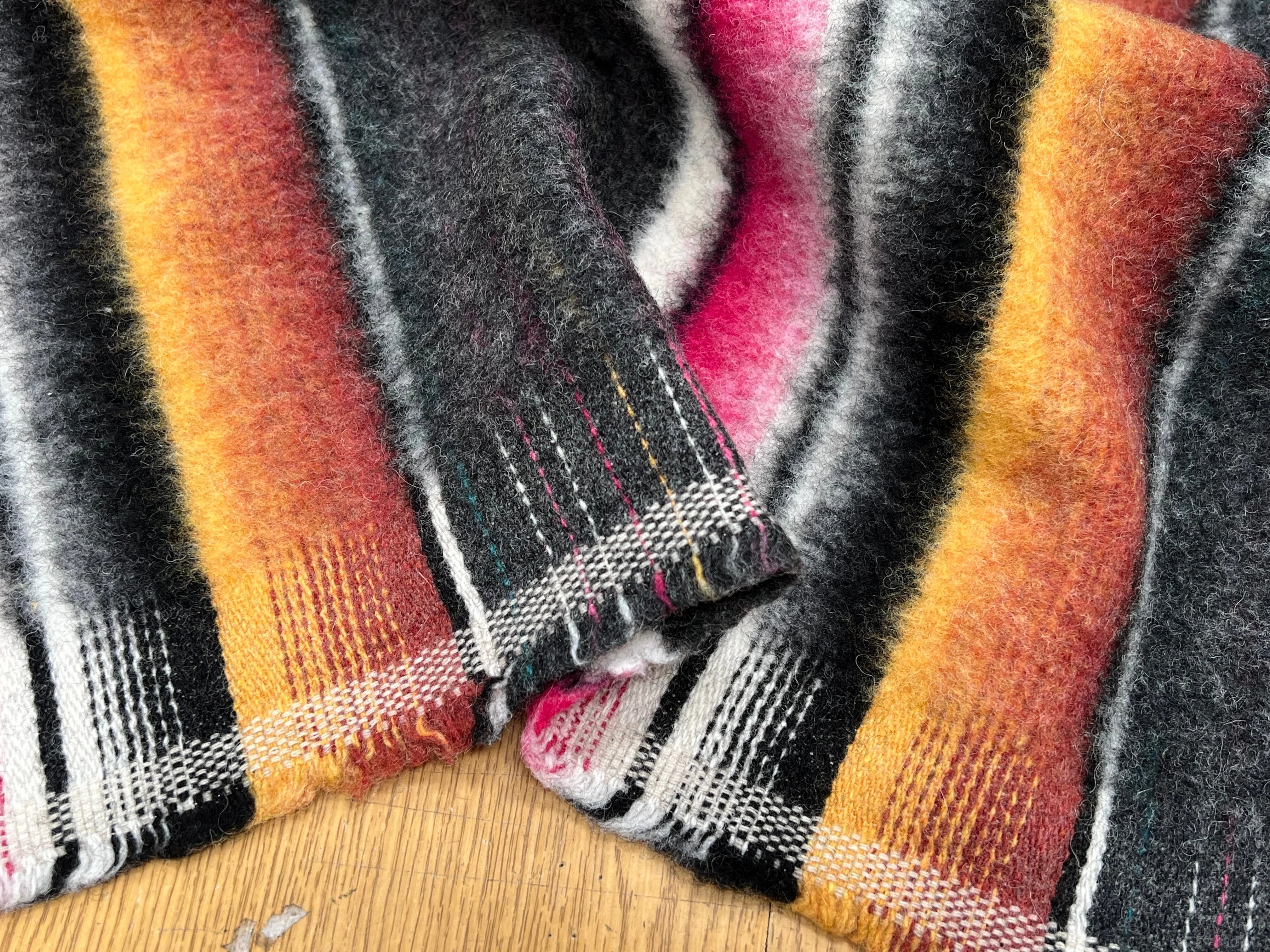 LAINAGE MANTEAU STRETCH À RAYURES MULTICOLORES 150CM - My Little Coupon
