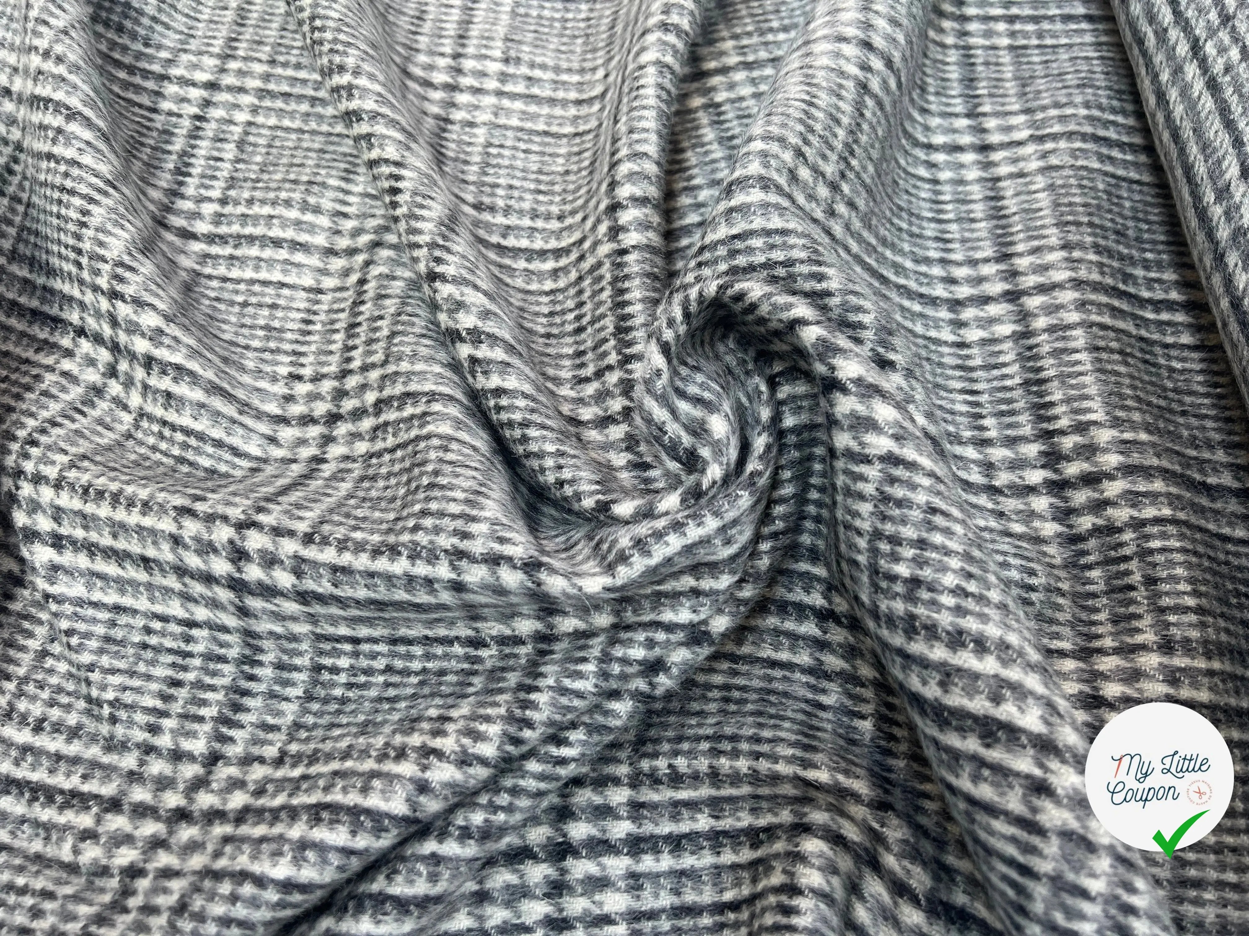 LAINAGE MANTEAU SUBLIME PRINCE DE GALLES SAVOIR FAIRE FRANCAIS - My Little Coupon