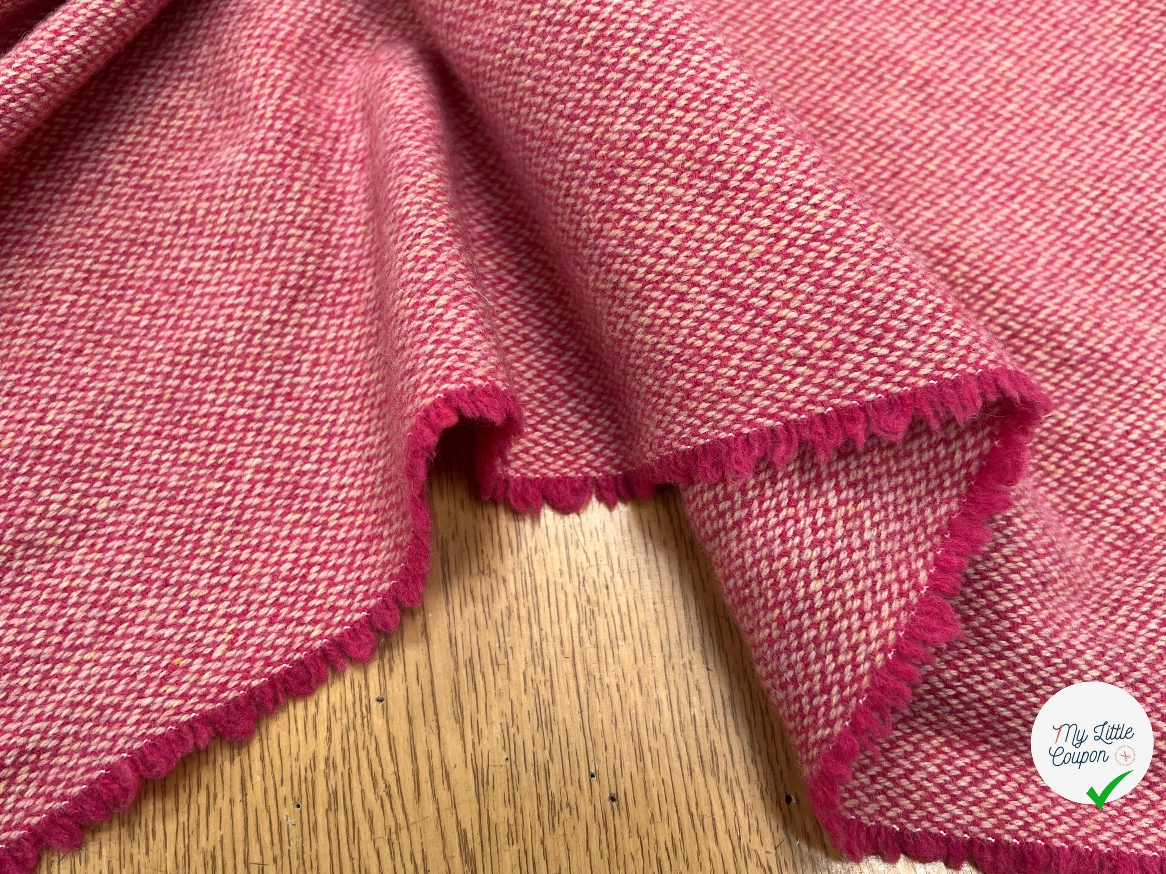 LAINAGE MANTEAU TISSÉ ROSE BEIGE JAUNE - My Little Coupon