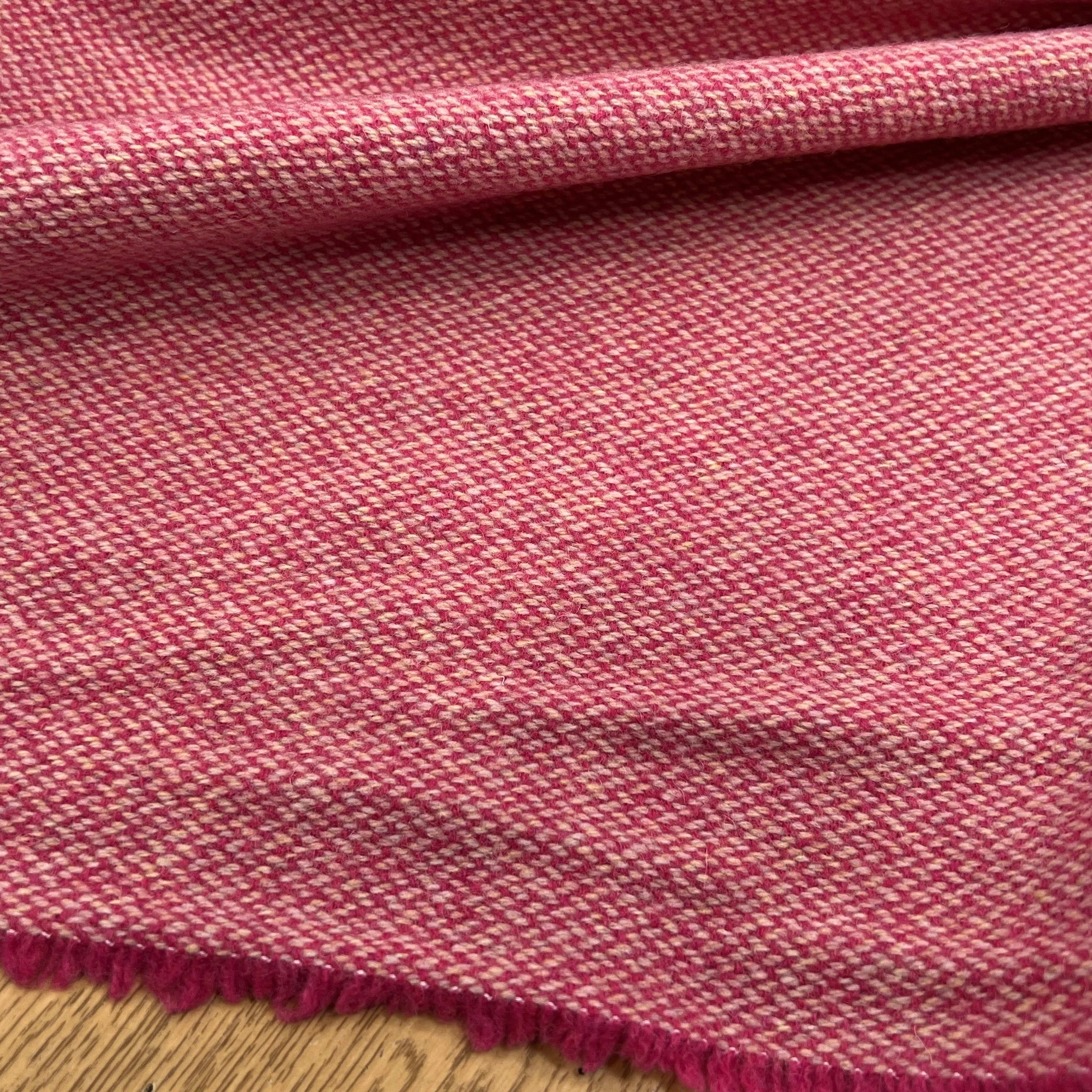 LAINAGE MANTEAU TISSÉ ROSE BEIGE JAUNE - My Little Coupon