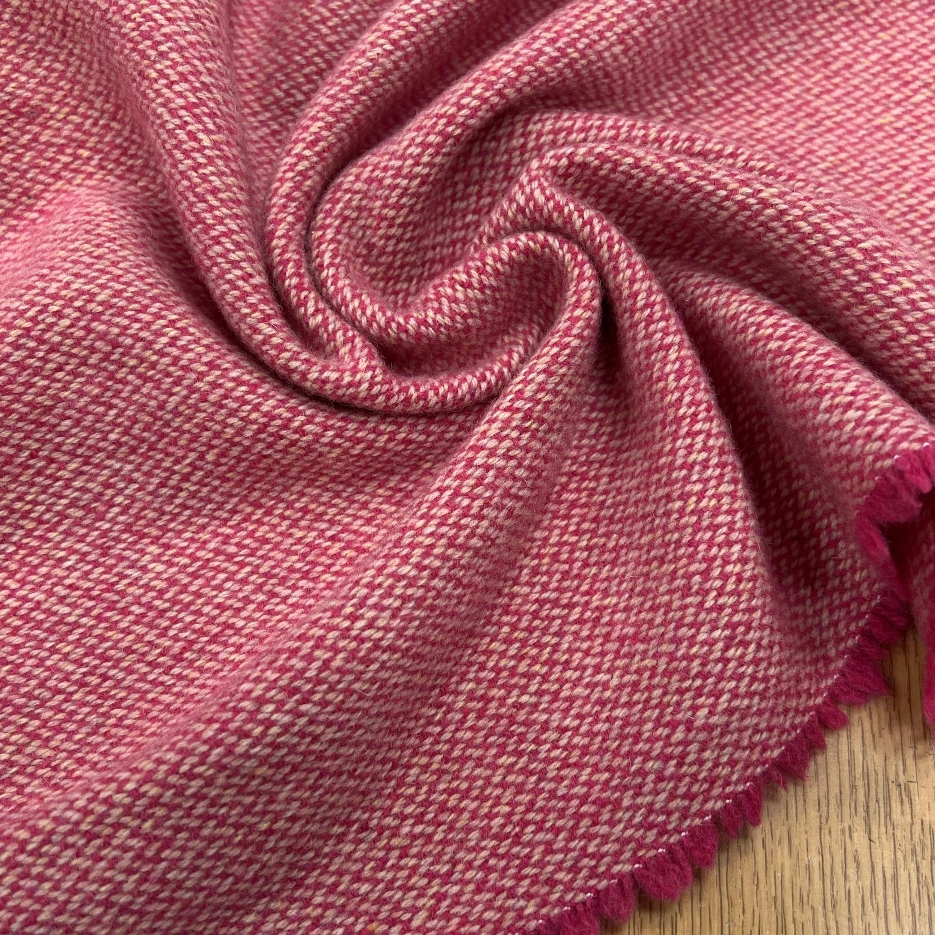 LAINAGE MANTEAU TISSÉ ROSE BEIGE JAUNE - My Little Coupon