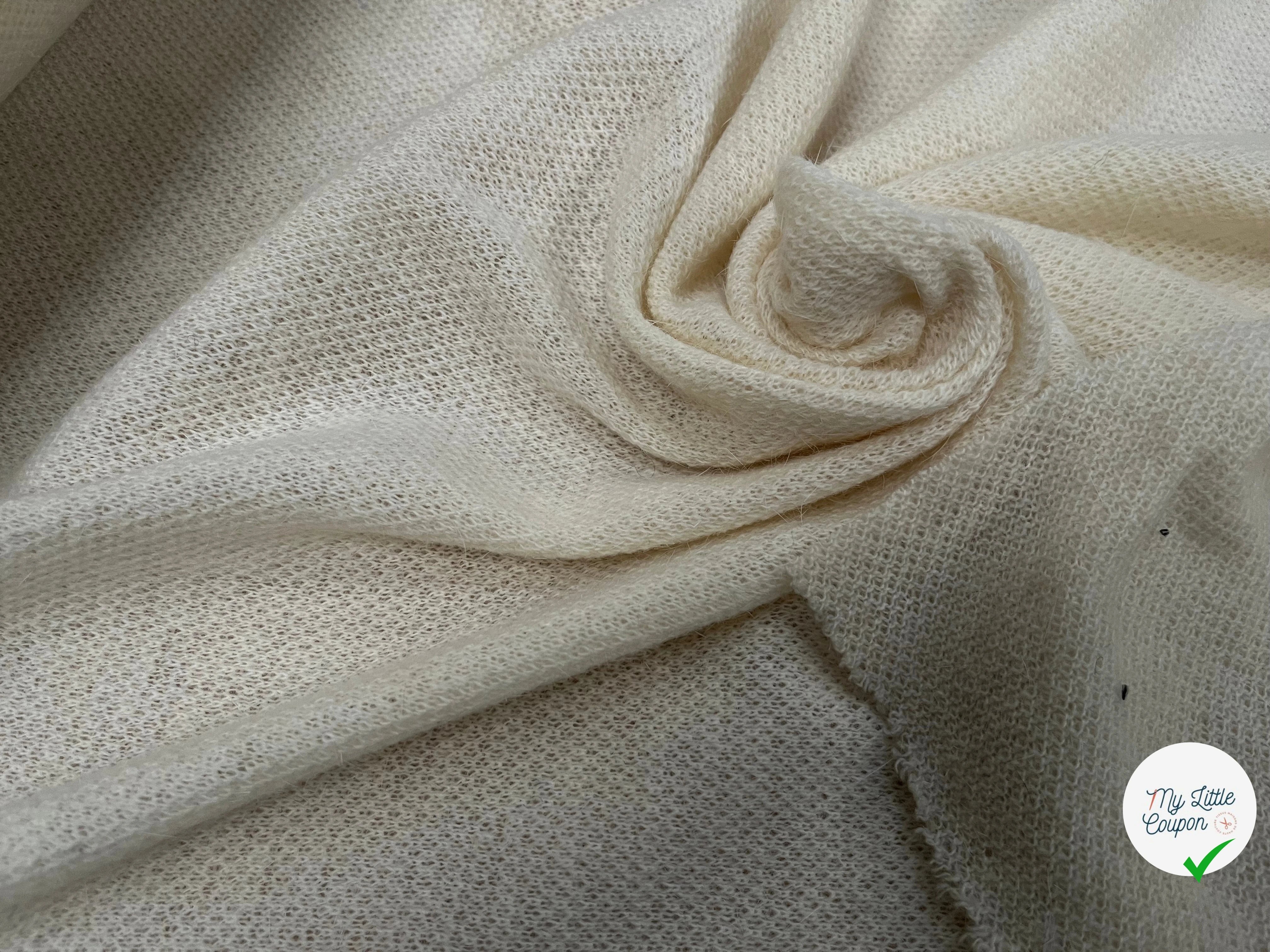 LAINAGE MANTEAU TRICOT LÉGER ÉCRU 125CM - My Little Coupon